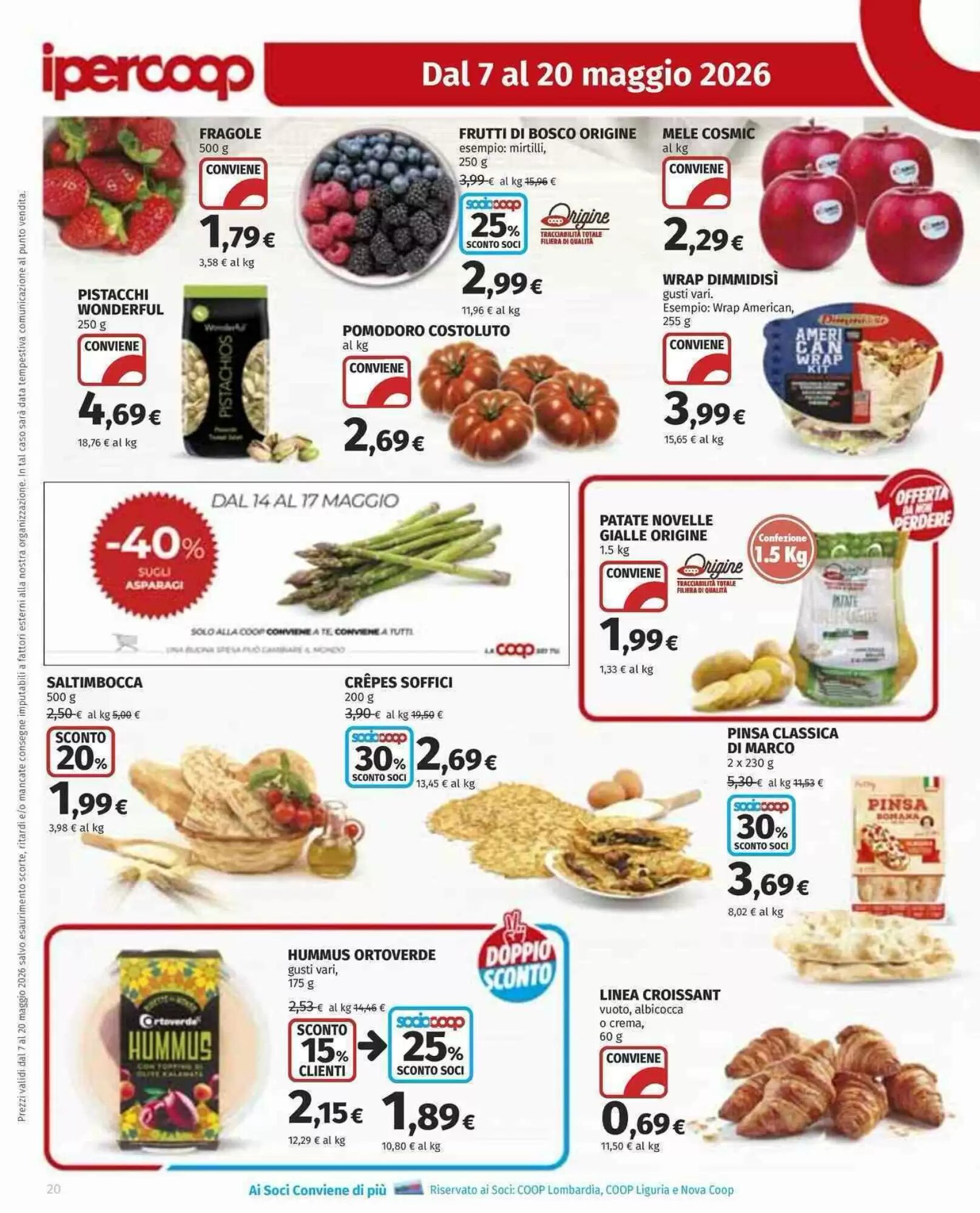 Volantino promozionale Ipercoop  valide dal 07/05/2026 - Pagina 20.