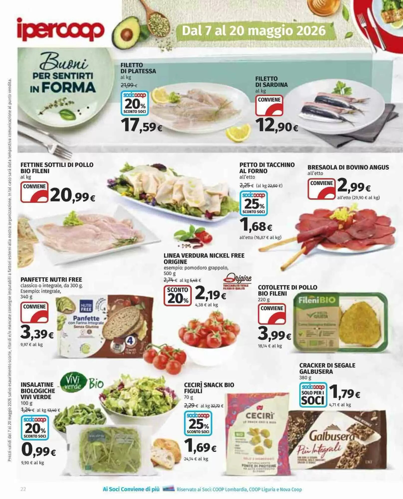 Volantino promozionale Ipercoop  valide dal 07/05/2026 - Pagina 22.