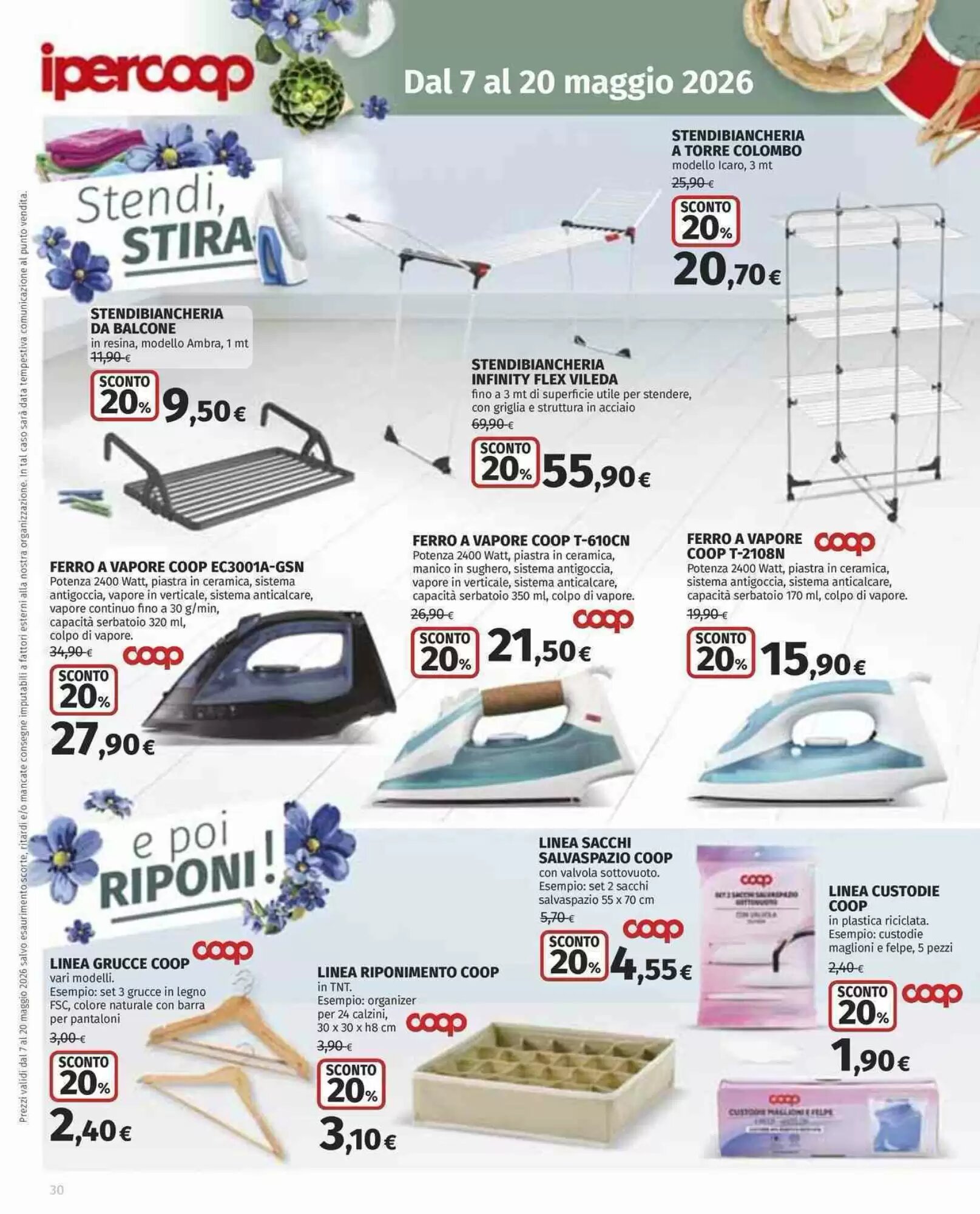 Volantino promozionale Ipercoop  valide dal 07/05/2026 - Pagina 30.