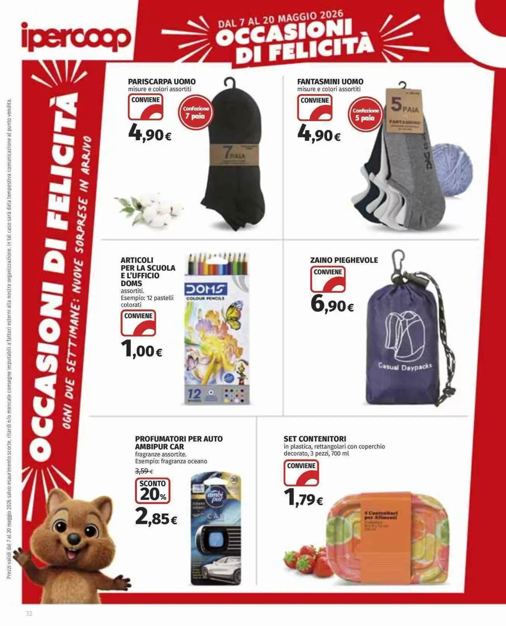 Volantino promozionale Ipercoop  valide dal 07/05/2026 - Pagina 32.