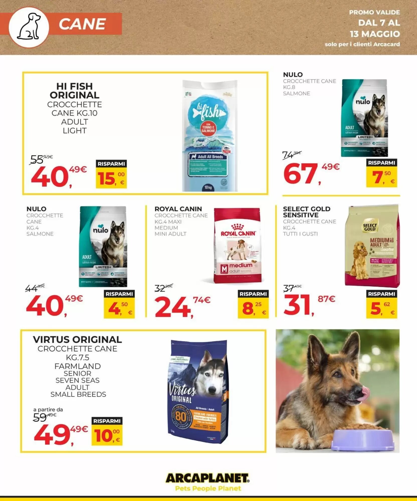 Volantino promozionale Arcaplanet  valide dal 07/05/2026 - Pagina 10.