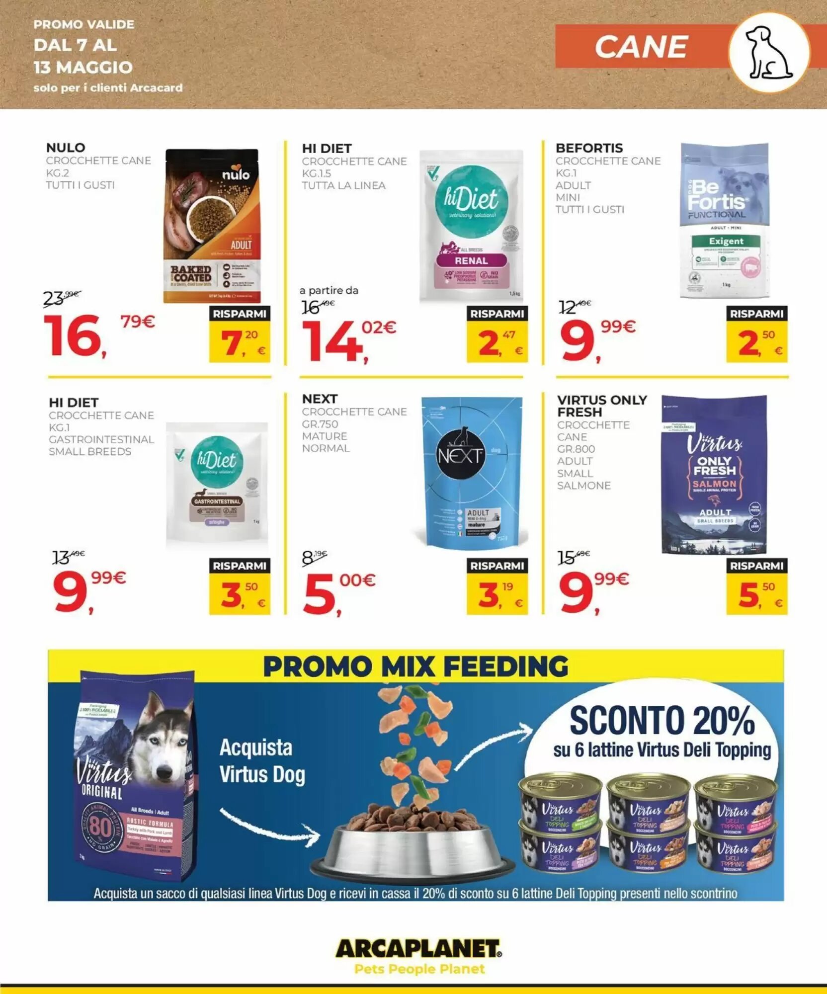 Volantino promozionale Arcaplanet  valide dal 07/05/2026 - Pagina 11.