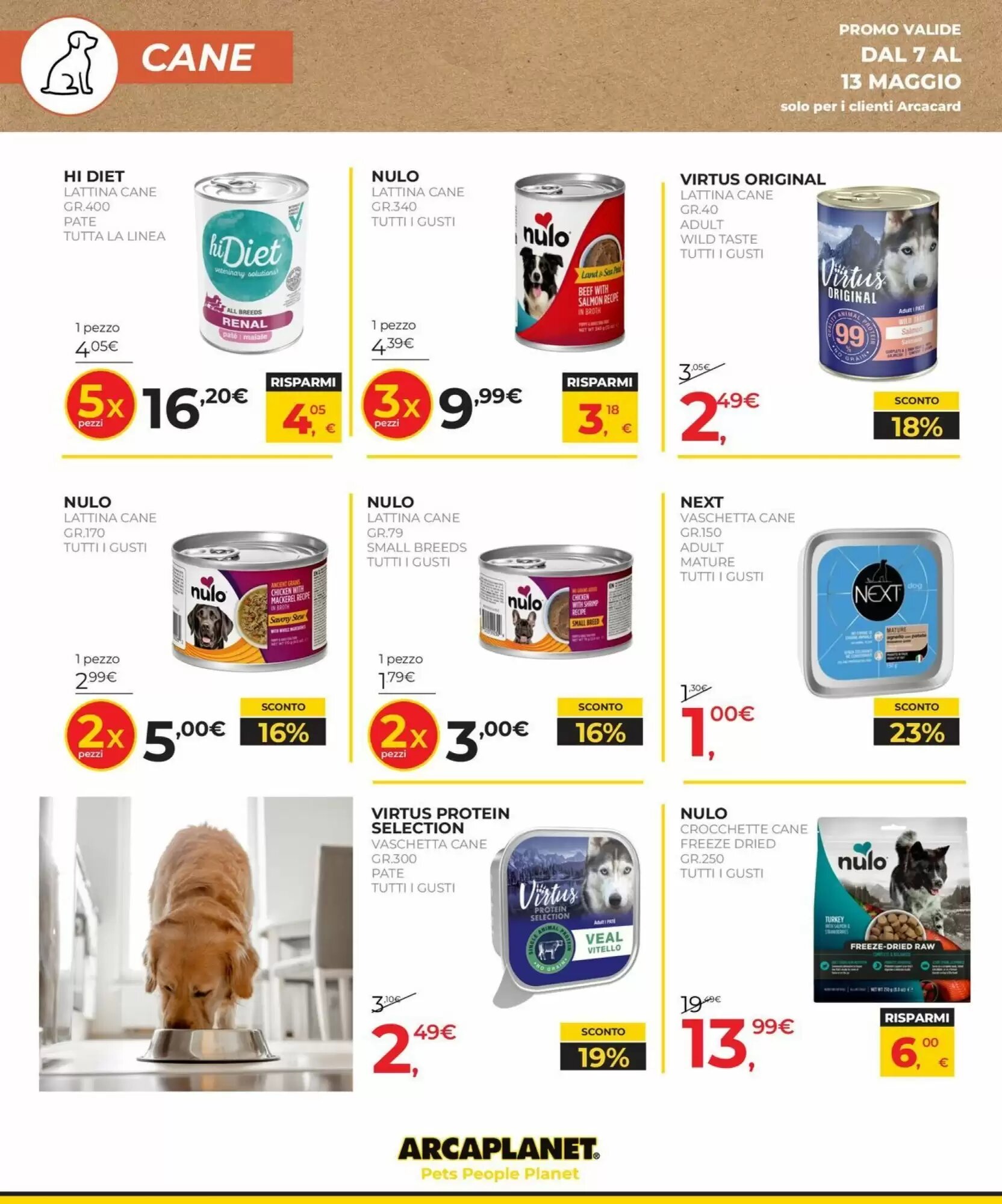Volantino promozionale Arcaplanet  valide dal 07/05/2026 - Pagina 12.