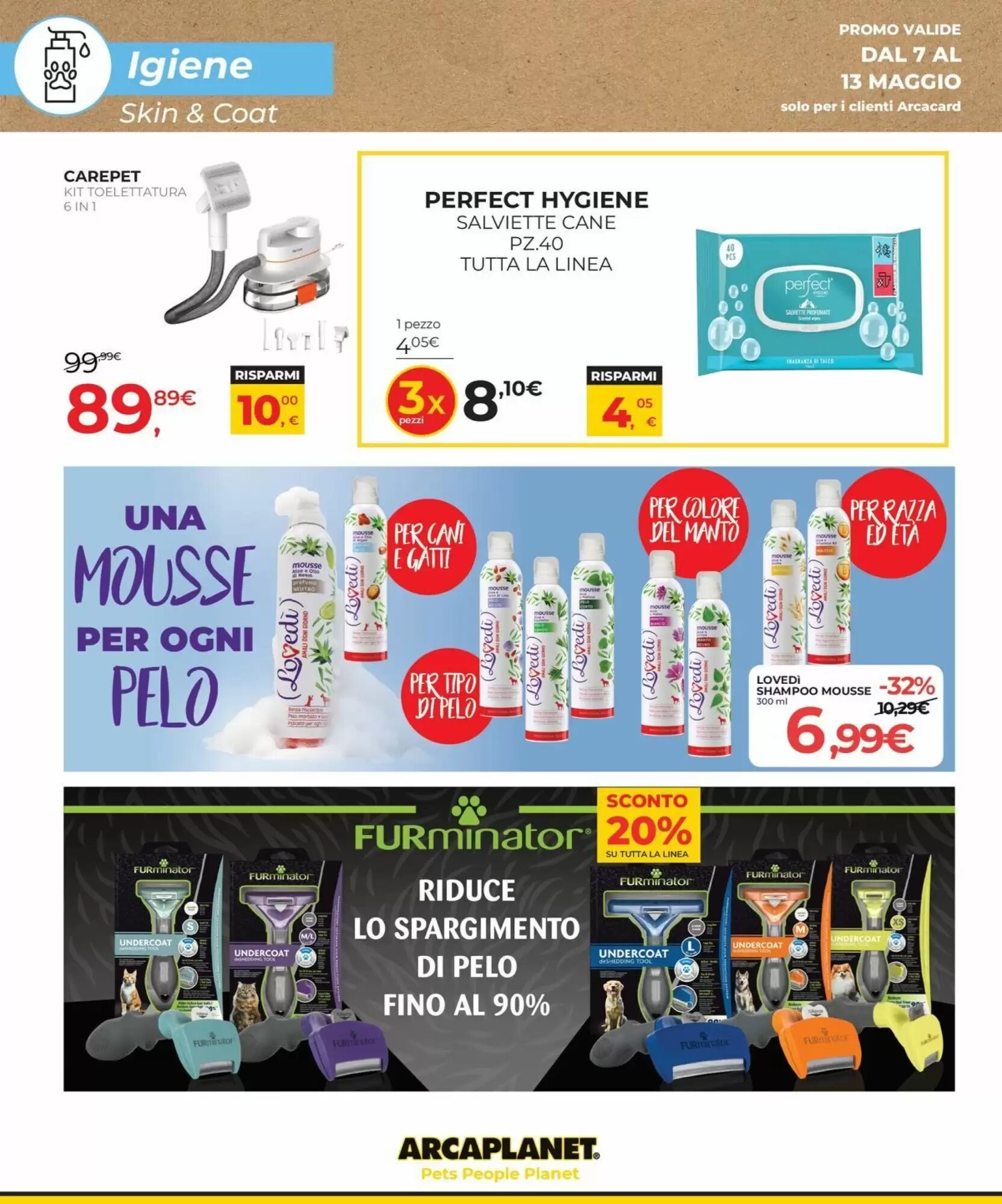Volantino promozionale Arcaplanet  valide dal 07/05/2026 - Pagina 18.