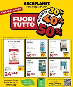 Volantino promozionale Arcaplanet  valide dal 07/05/2026