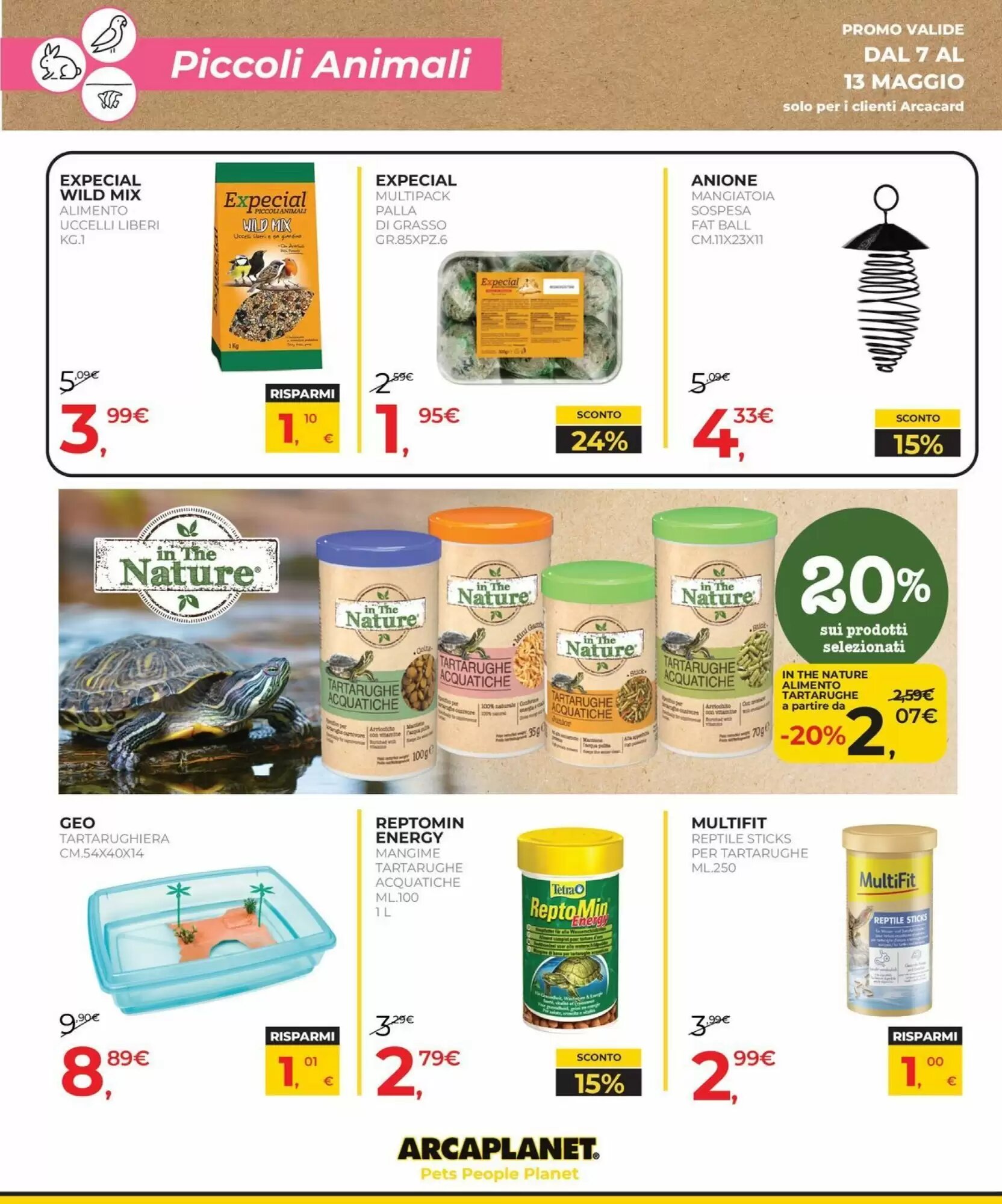 Volantino promozionale Arcaplanet  valide dal 07/05/2026 - Pagina 20.