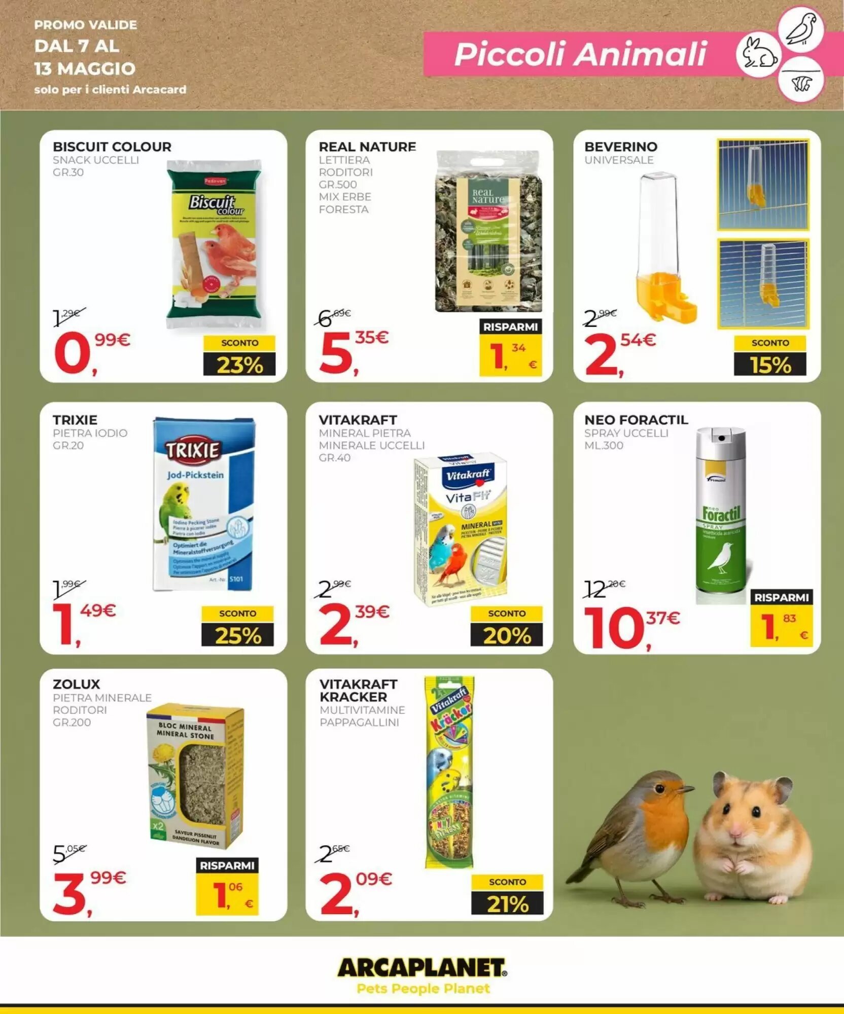 Volantino promozionale Arcaplanet  valide dal 07/05/2026 - Pagina 21.