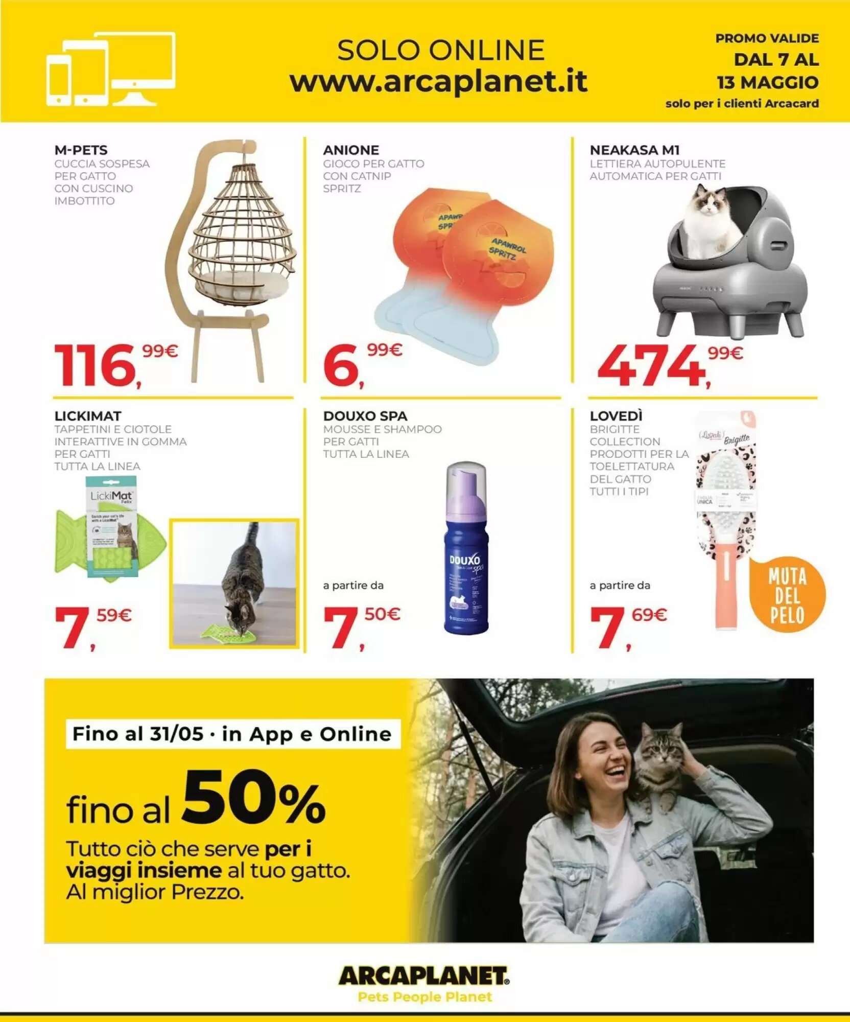 Volantino promozionale Arcaplanet  valide dal 07/05/2026 - Pagina 24.