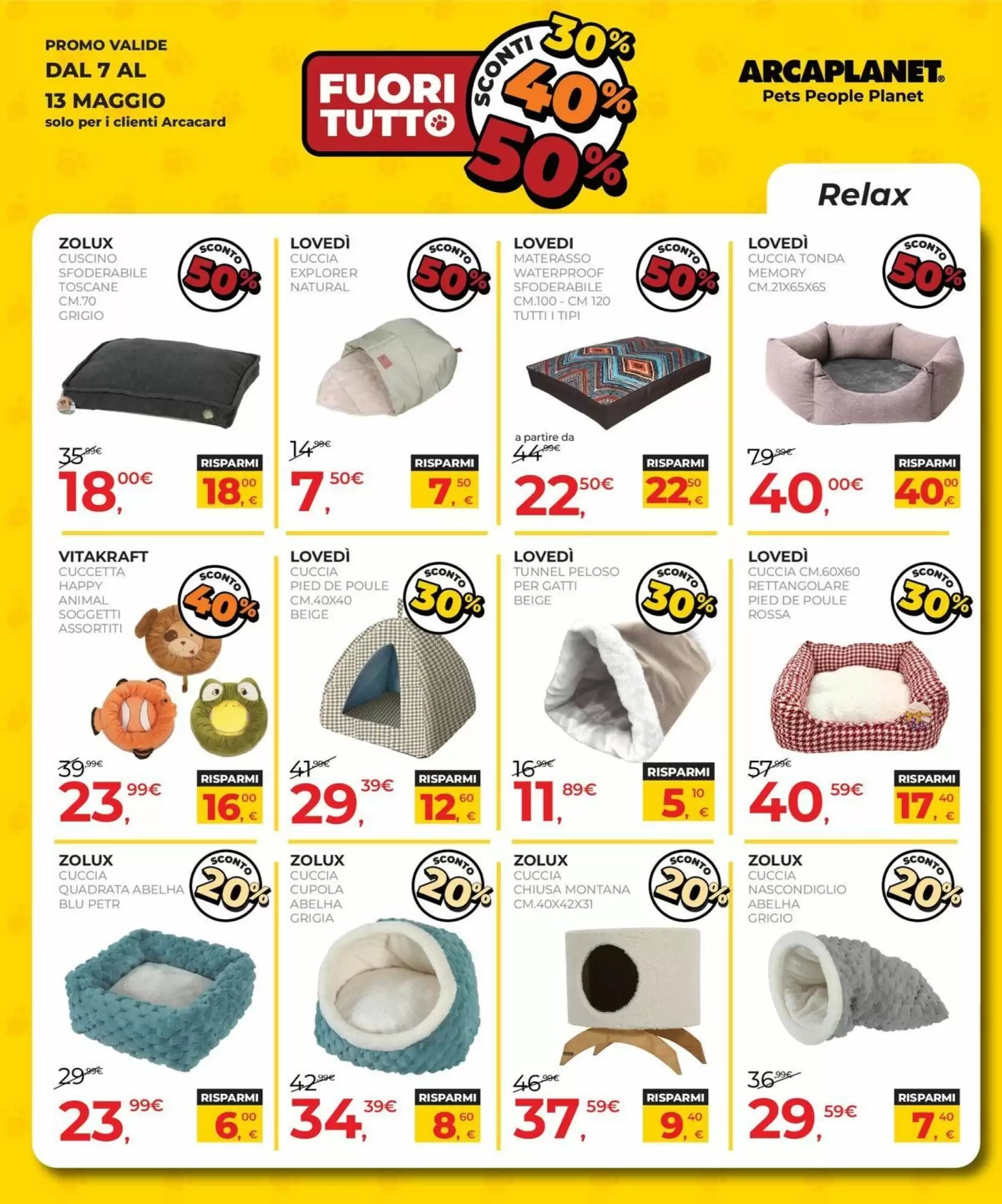 Volantino promozionale Arcaplanet  valide dal 07/05/2026 - Pagina 3.
