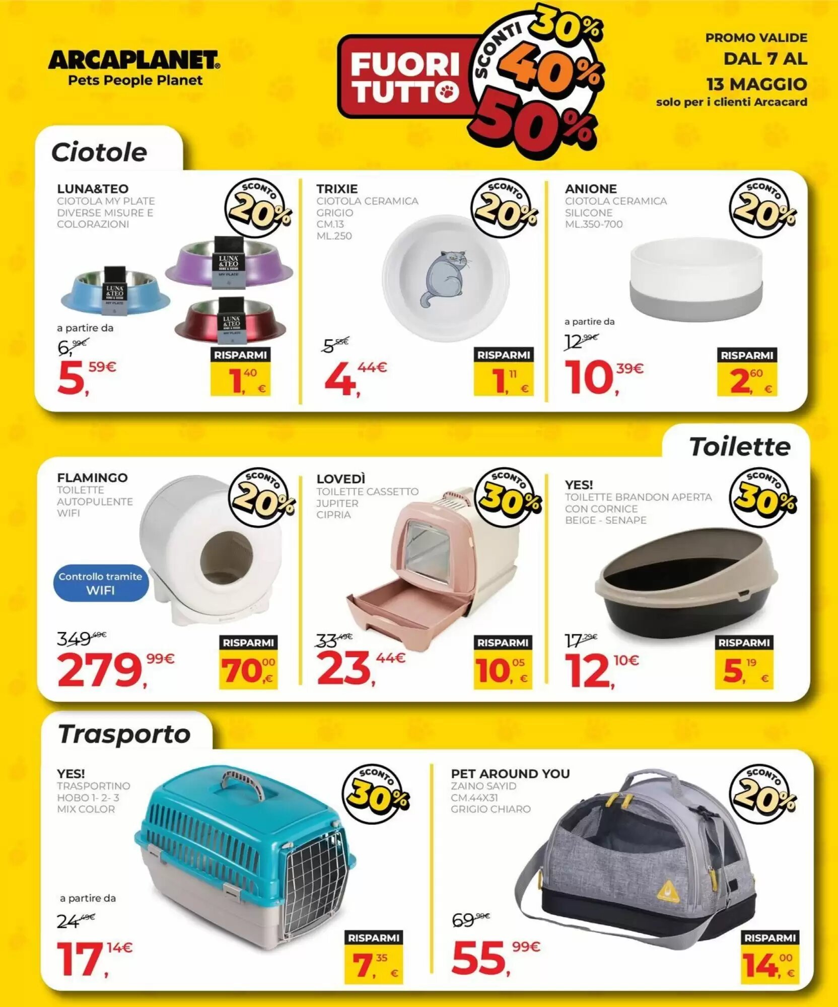 Volantino promozionale Arcaplanet  valide dal 07/05/2026 - Pagina 4.
