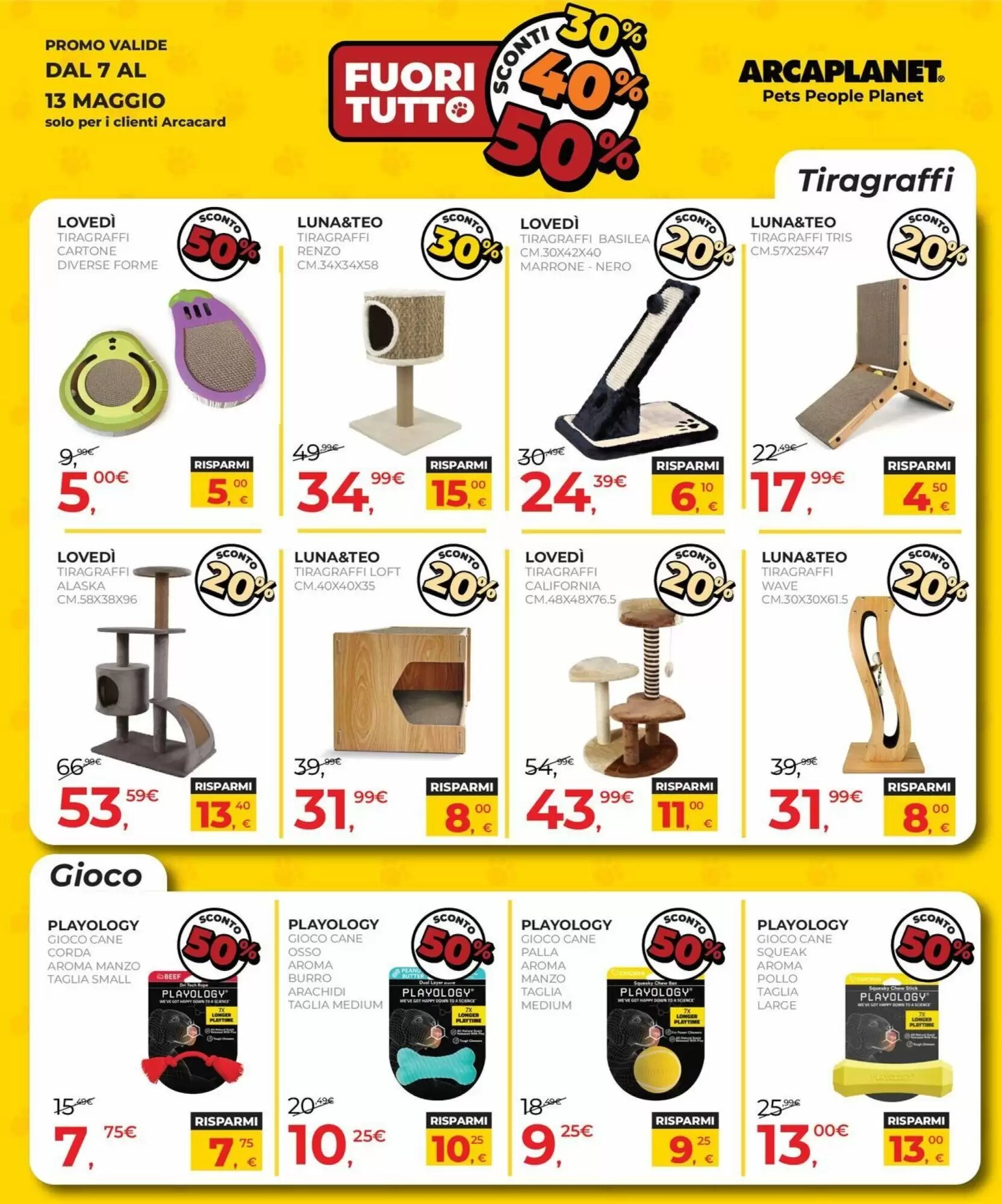 Volantino promozionale Arcaplanet  valide dal 07/05/2026 - Pagina 5.