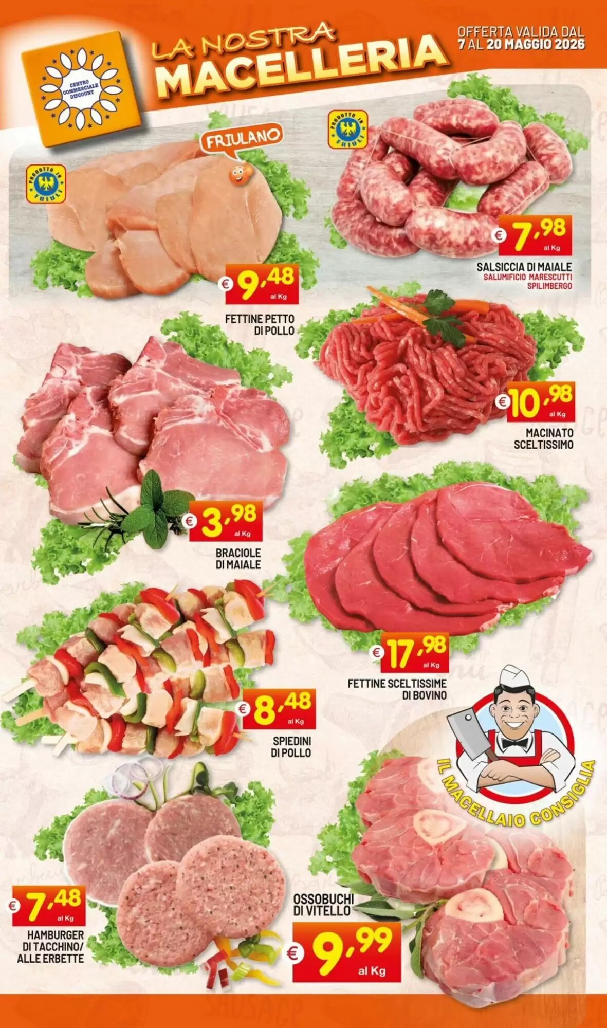 Volantino promozionale Centro Commerciale Discount  valide dal 07/05/2026 - Pagina 4.