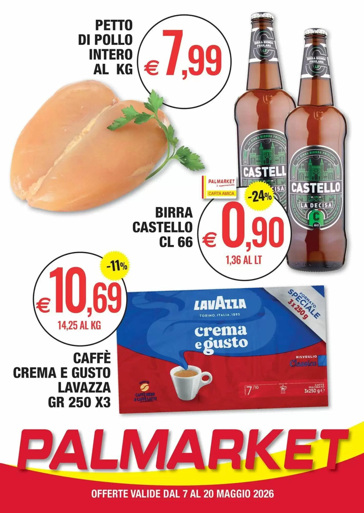 Volantino promozionale Palmarket  valide dal 07/05/2026 - Pagina 1.