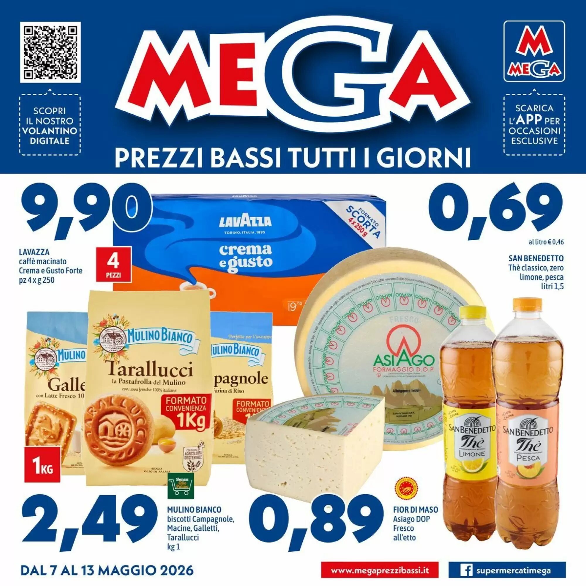 Volantino promozionale MEGA  valide dal 07/05/2026 - Pagina 1.