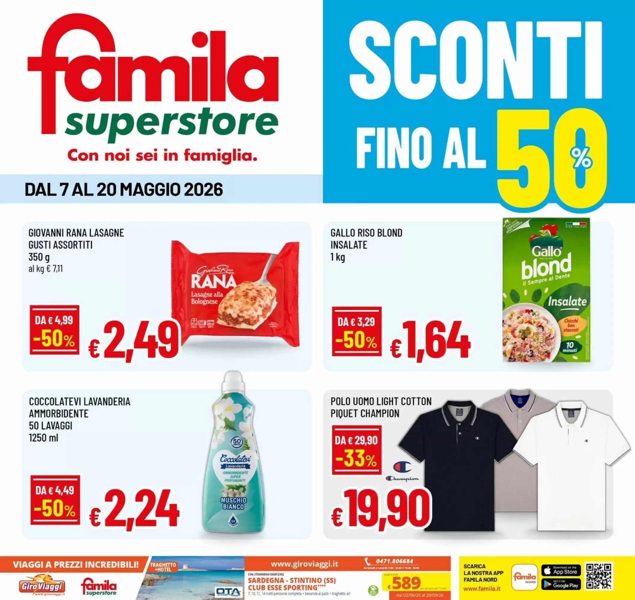 Volantino promozionale Famila Superstore  valide dal 07/05/2026 - Pagina 1.
