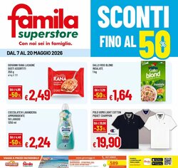 Volantino promozionale Famila Superstore valide dal 07/05/2026