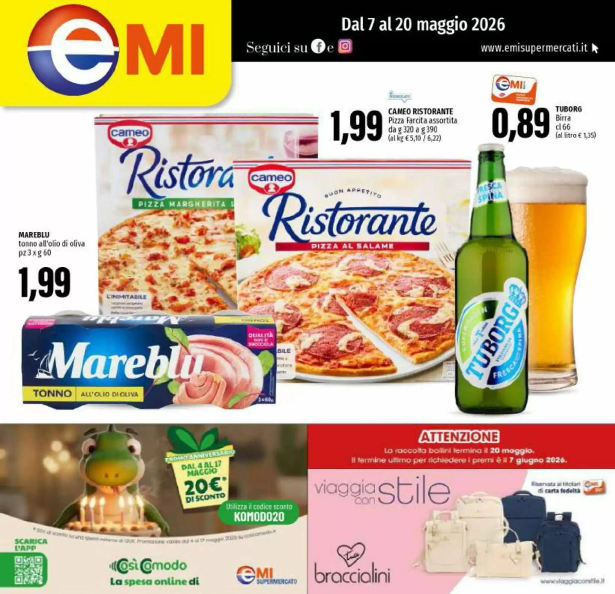 Volantino promozionale Emi Supermercati  valide dal 07/05/2026 - Pagina 1.