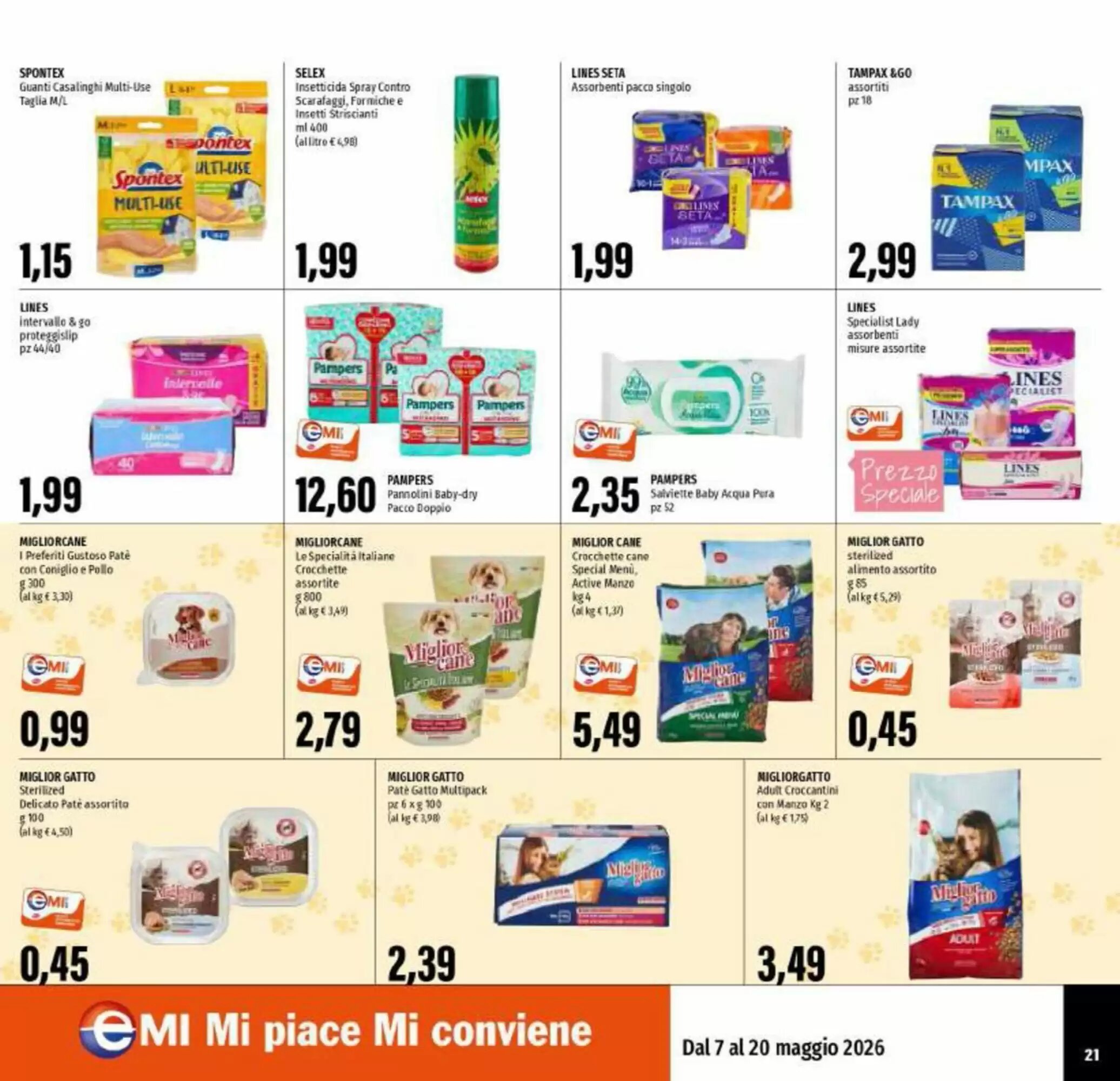 Volantino promozionale Emi Supermercati  valide dal 07/05/2026 - Pagina 21.
