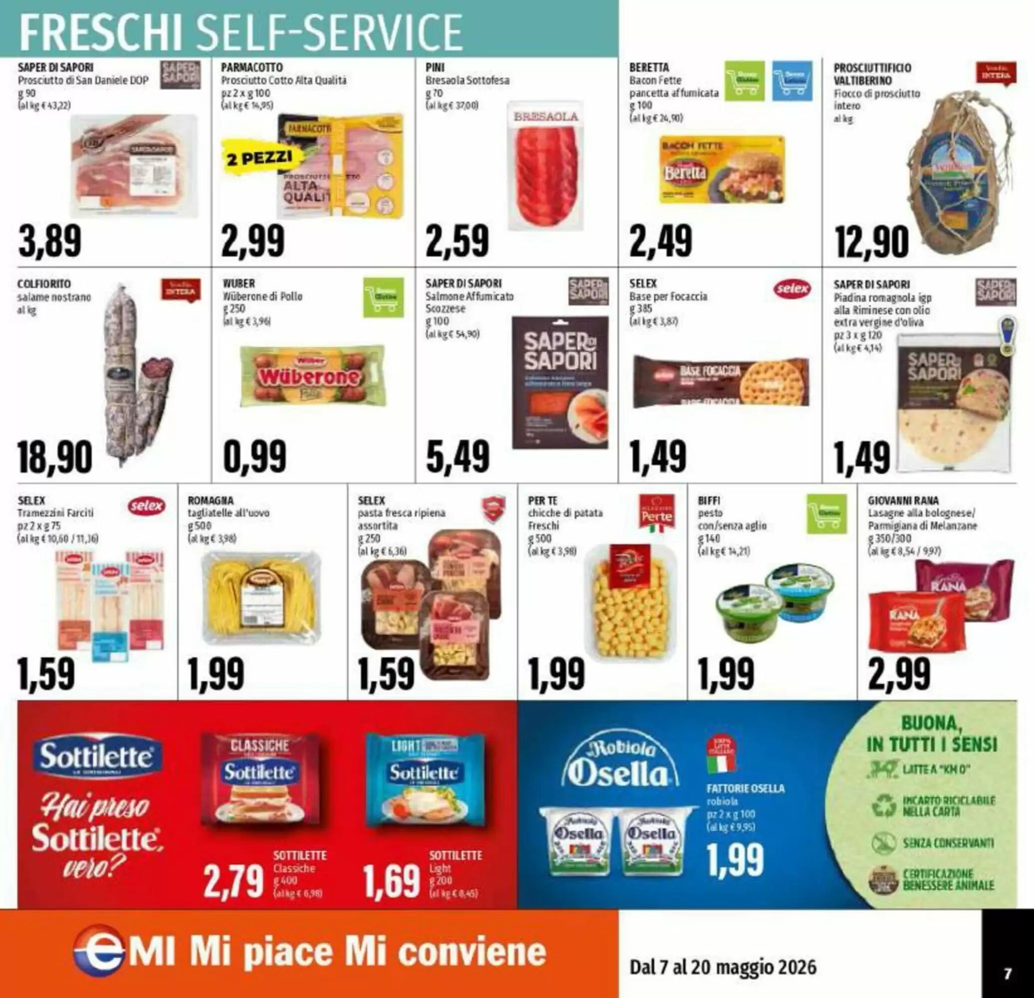 Volantino promozionale Emi Supermercati  valide dal 07/05/2026 - Pagina 7.