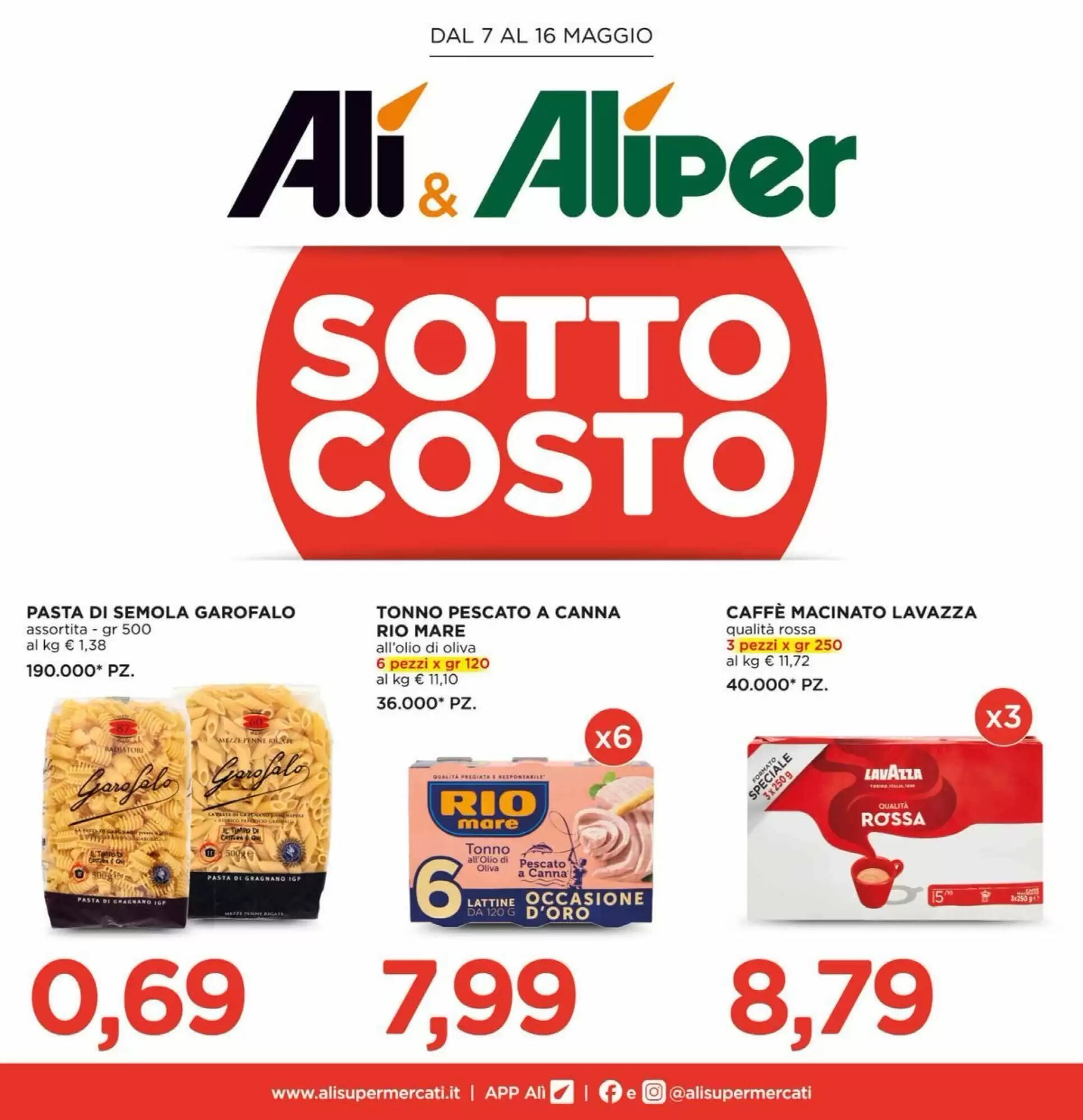 Volantino promozionale Alì  valide dal 07/05/2026 - Pagina 1.