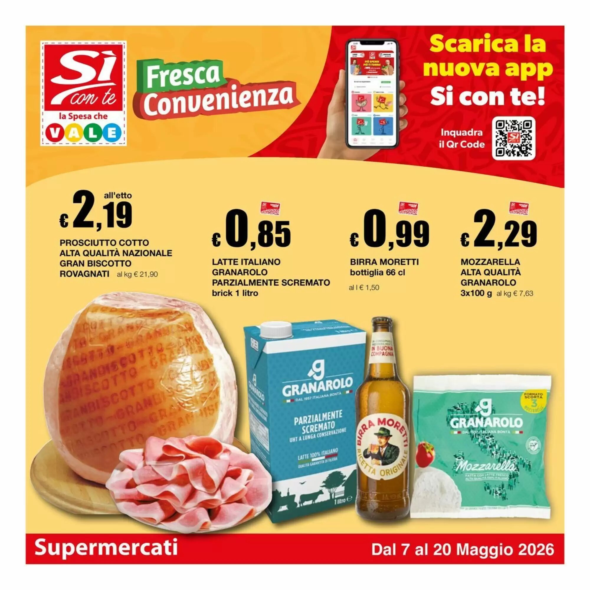 Volantino promozionale Sì con te  valide dal 07/05/2026 - Pagina 1.