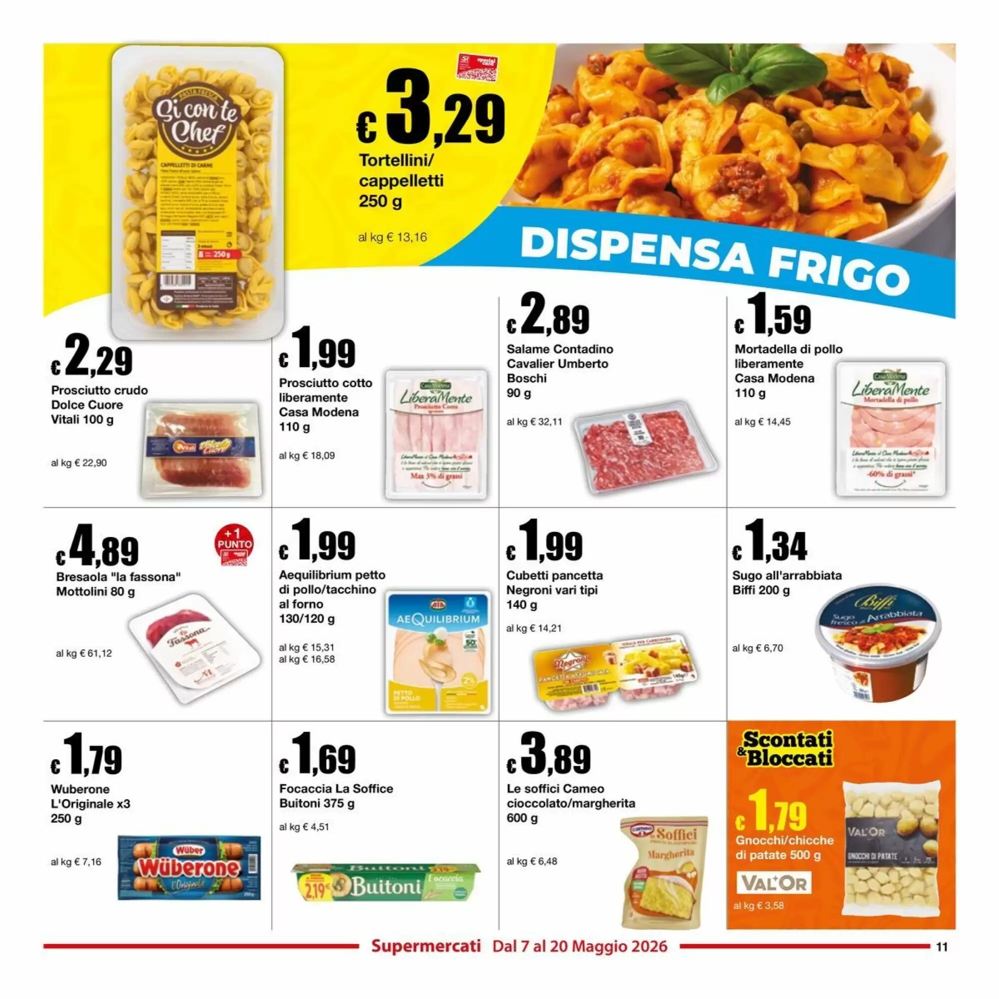 Volantino promozionale Sì con te  valide dal 07/05/2026 - Pagina 11.