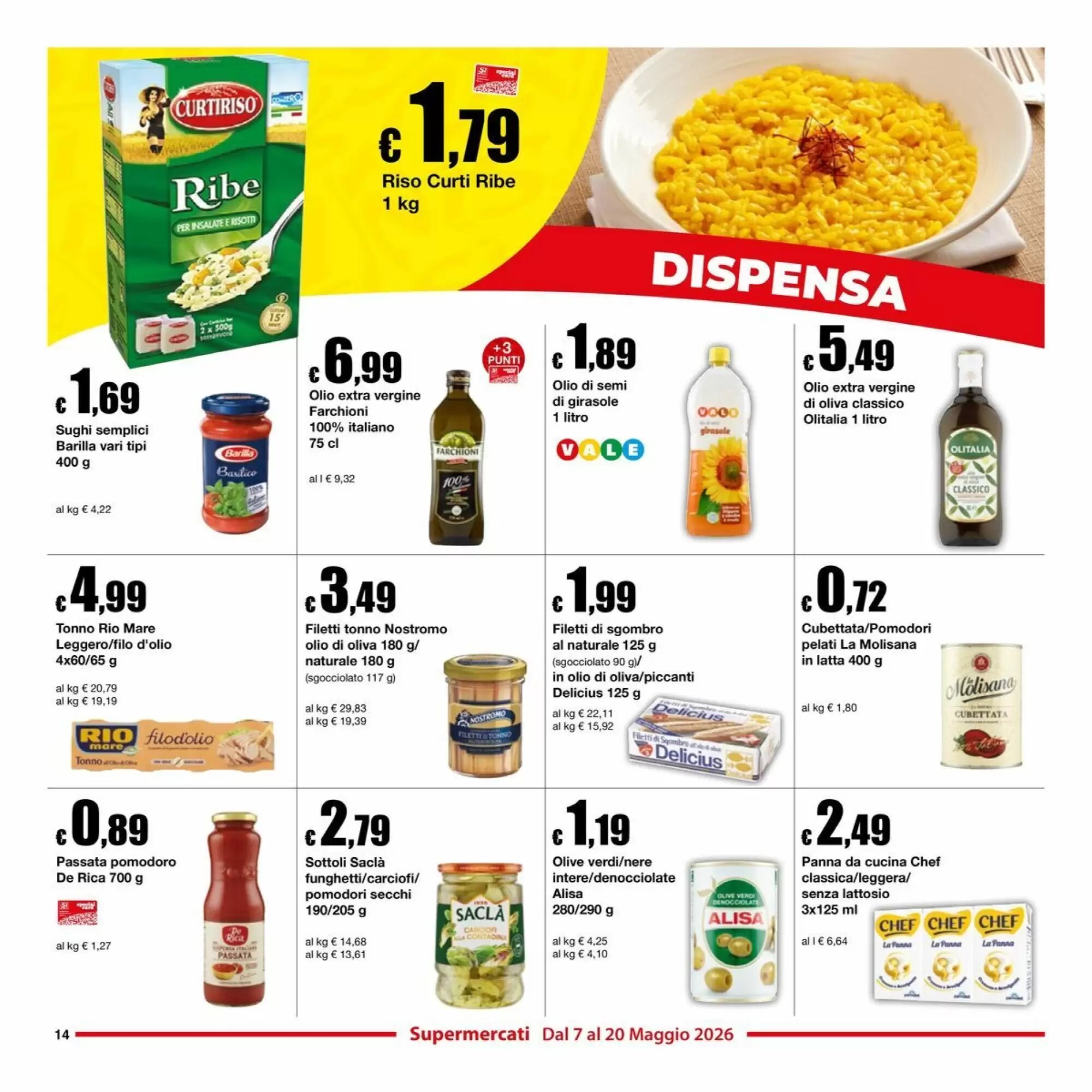 Volantino promozionale Sì con te  valide dal 07/05/2026 - Pagina 14.