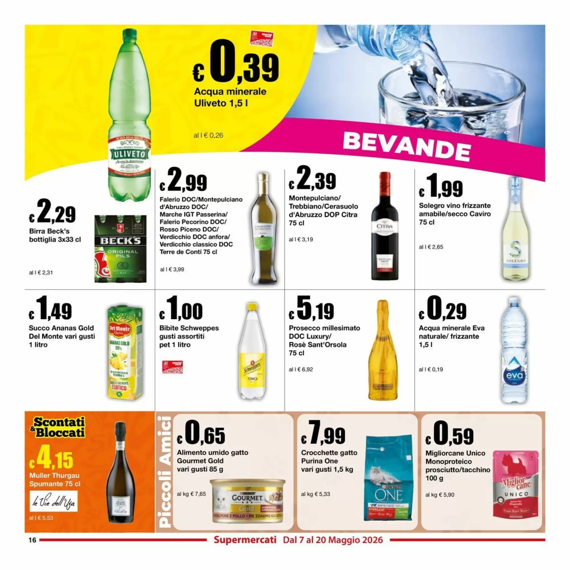 Volantino promozionale Sì con te  valide dal 07/05/2026 - Pagina 16.