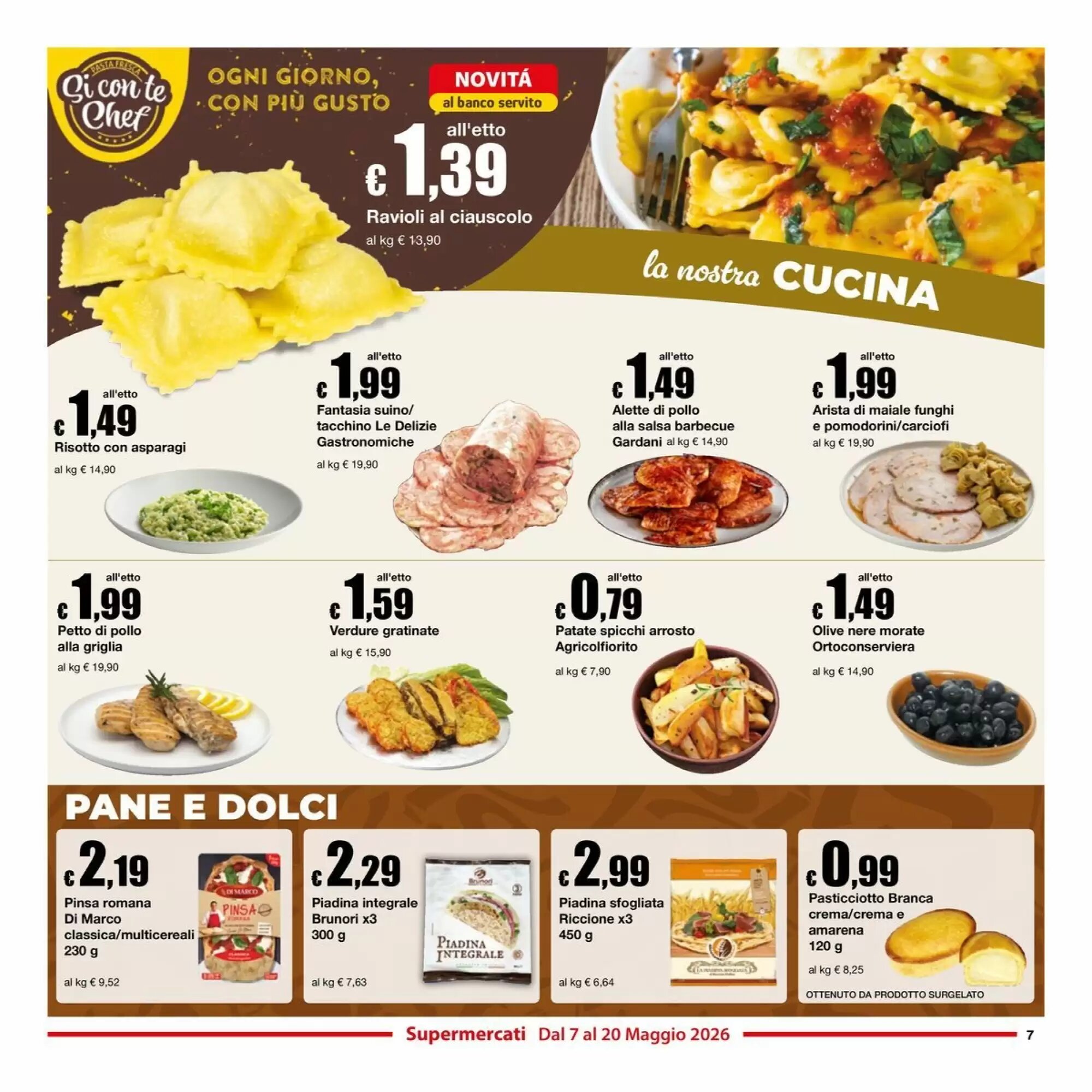 Volantino promozionale Sì con te  valide dal 07/05/2026 - Pagina 7.