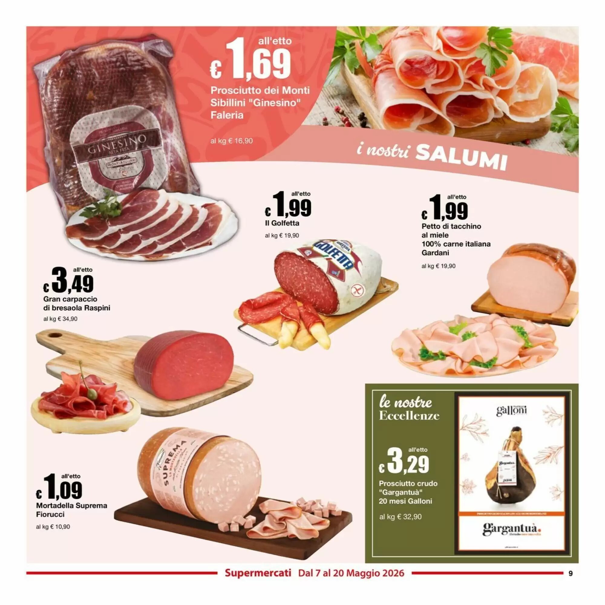 Volantino promozionale Sì con te  valide dal 07/05/2026 - Pagina 9.