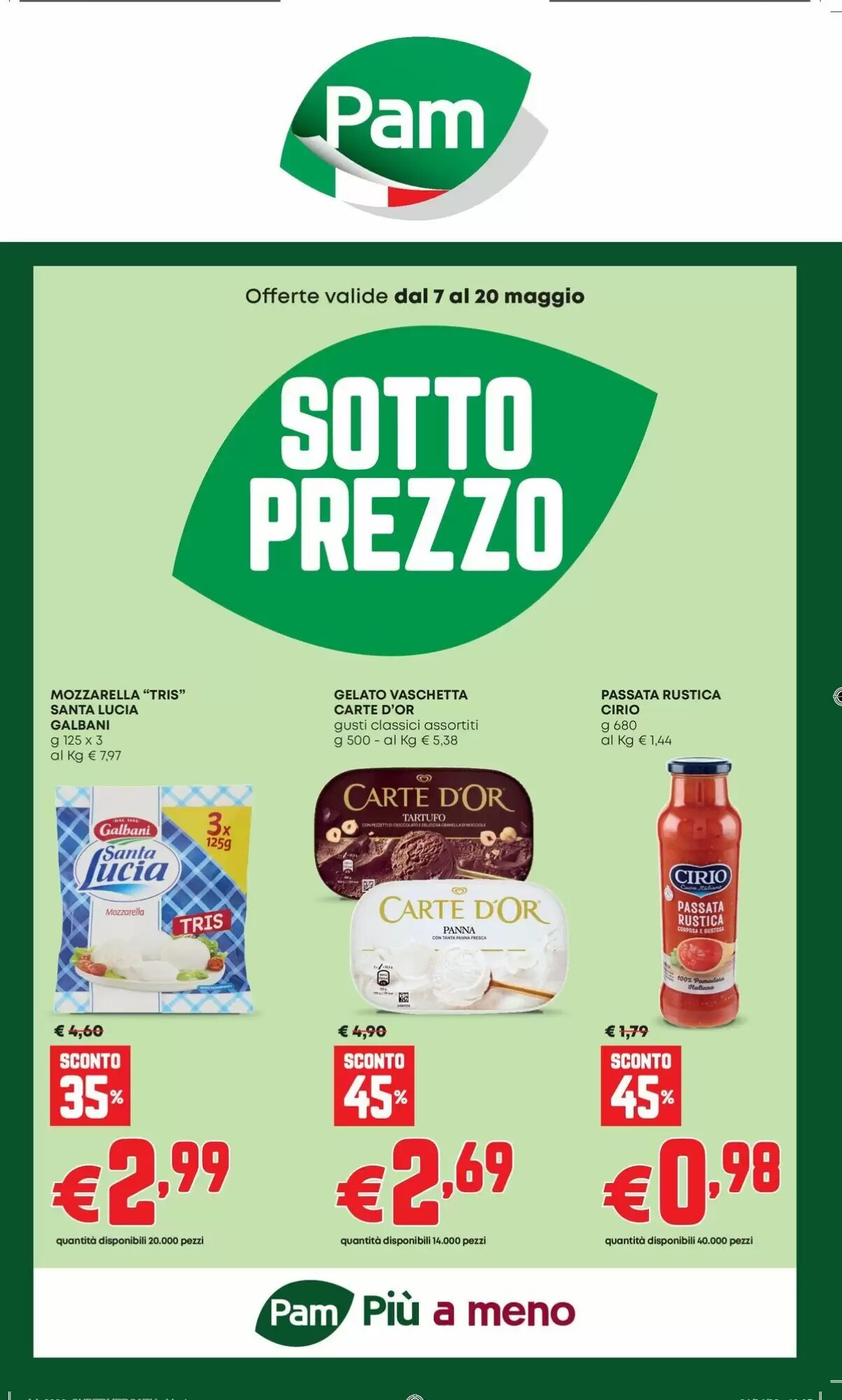 Volantino promozionale Pam  valide dal 07/05/2026 - Pagina 1.