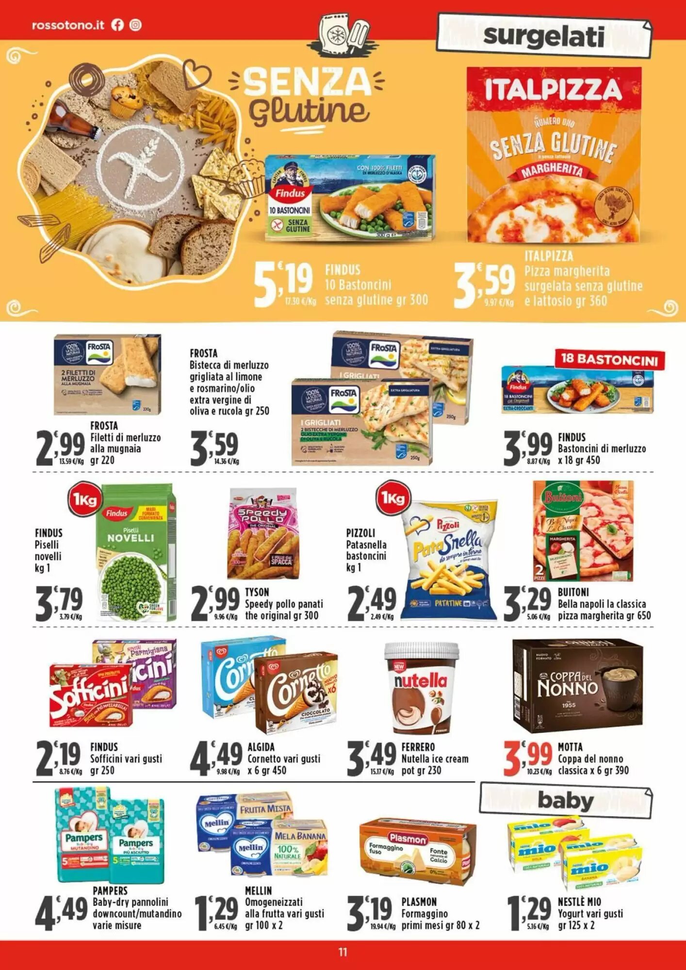 Volantino promozionale Rossotono  valide dal 07/05/2026 - Pagina 11.