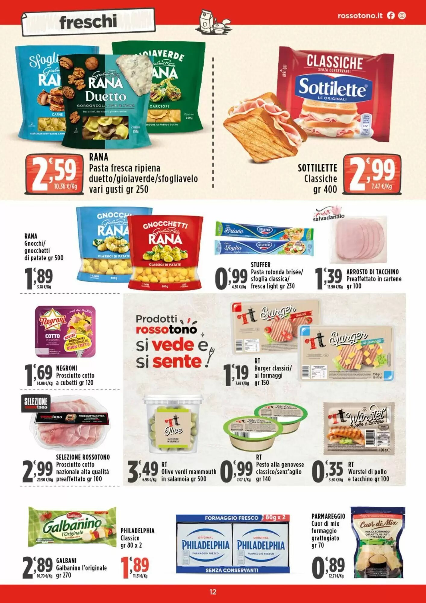 Volantino promozionale Rossotono  valide dal 07/05/2026 - Pagina 12.