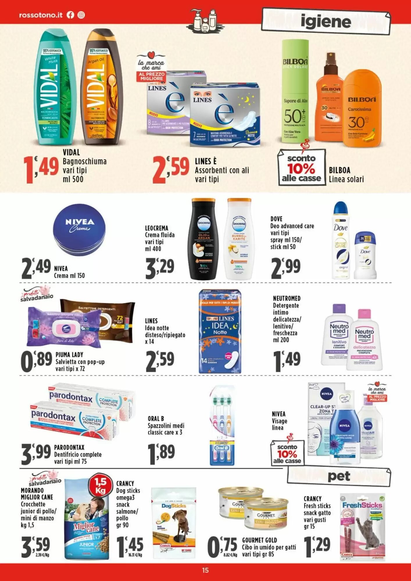 Volantino promozionale Rossotono  valide dal 07/05/2026 - Pagina 15.