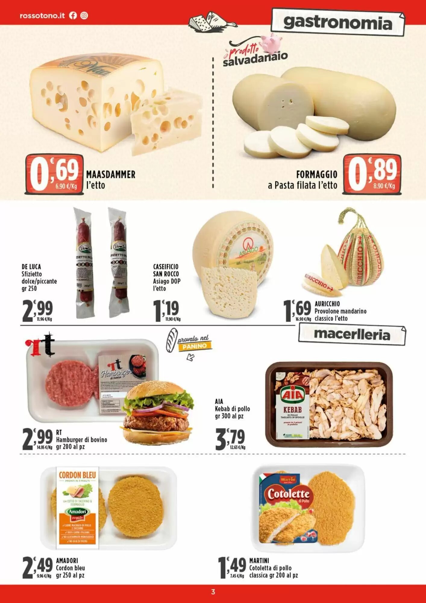Volantino promozionale Rossotono  valide dal 07/05/2026 - Pagina 3.