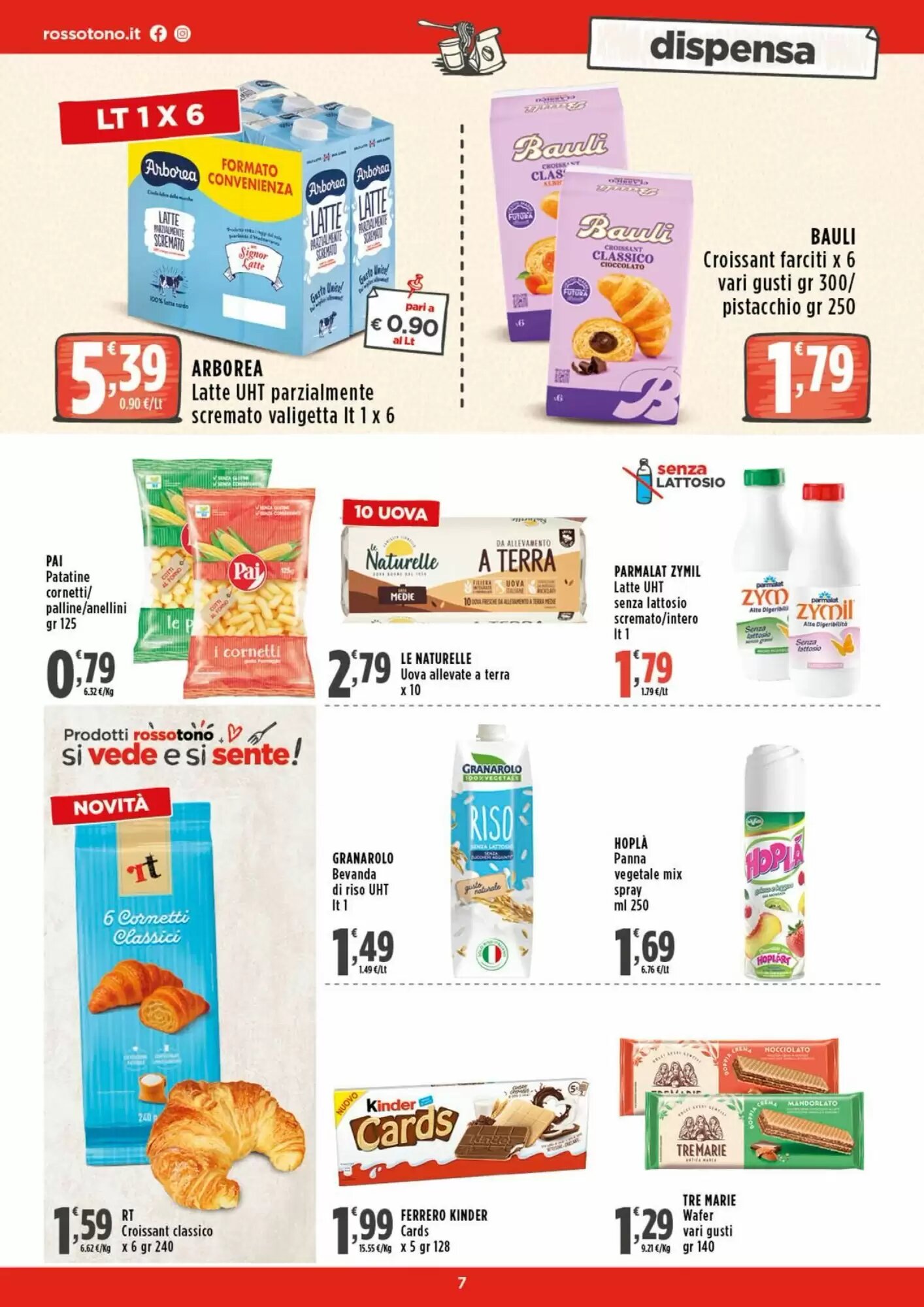 Volantino promozionale Rossotono  valide dal 07/05/2026 - Pagina 7.