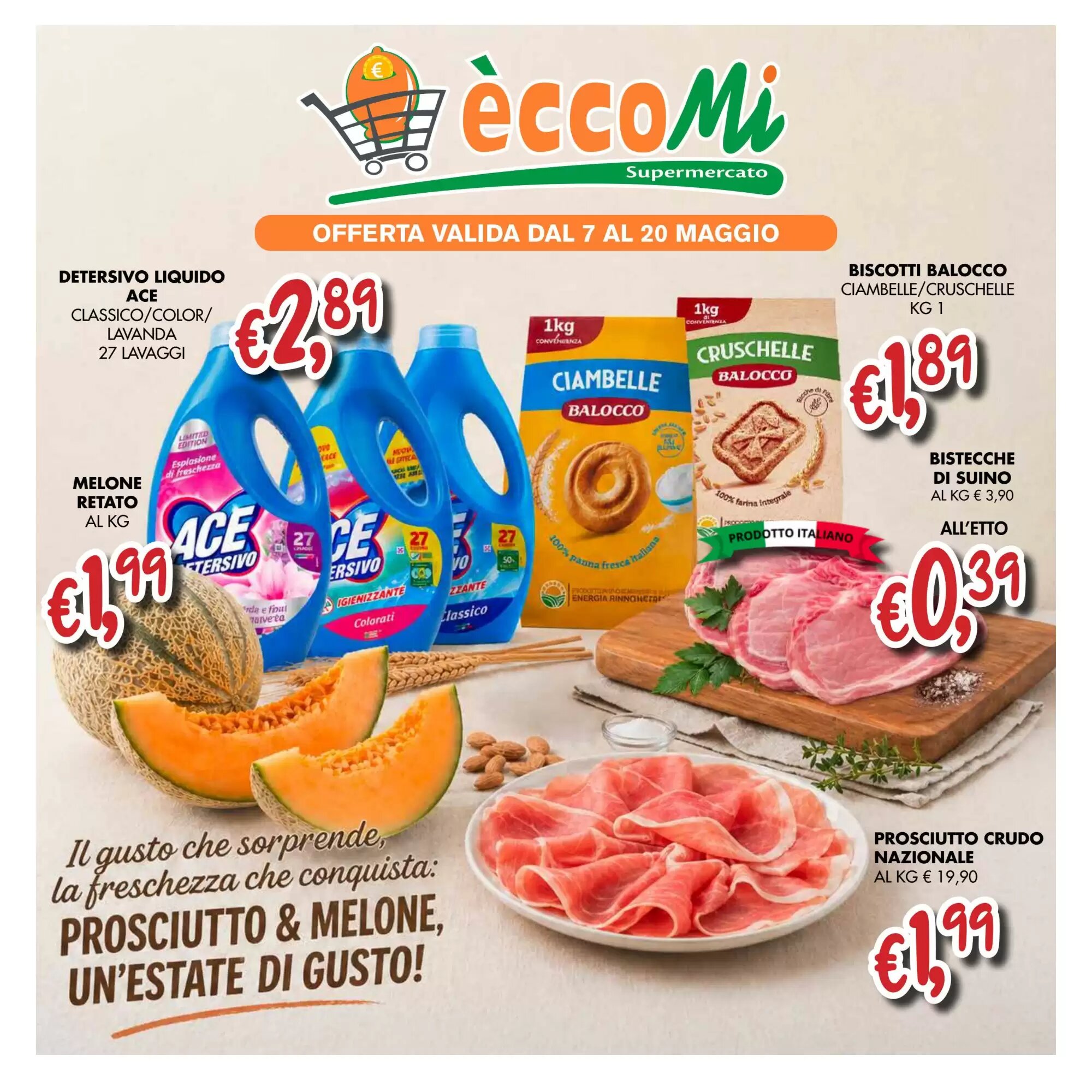 Volantino promozionale èccoMI  valide dal 07/05/2026 - Pagina 1.