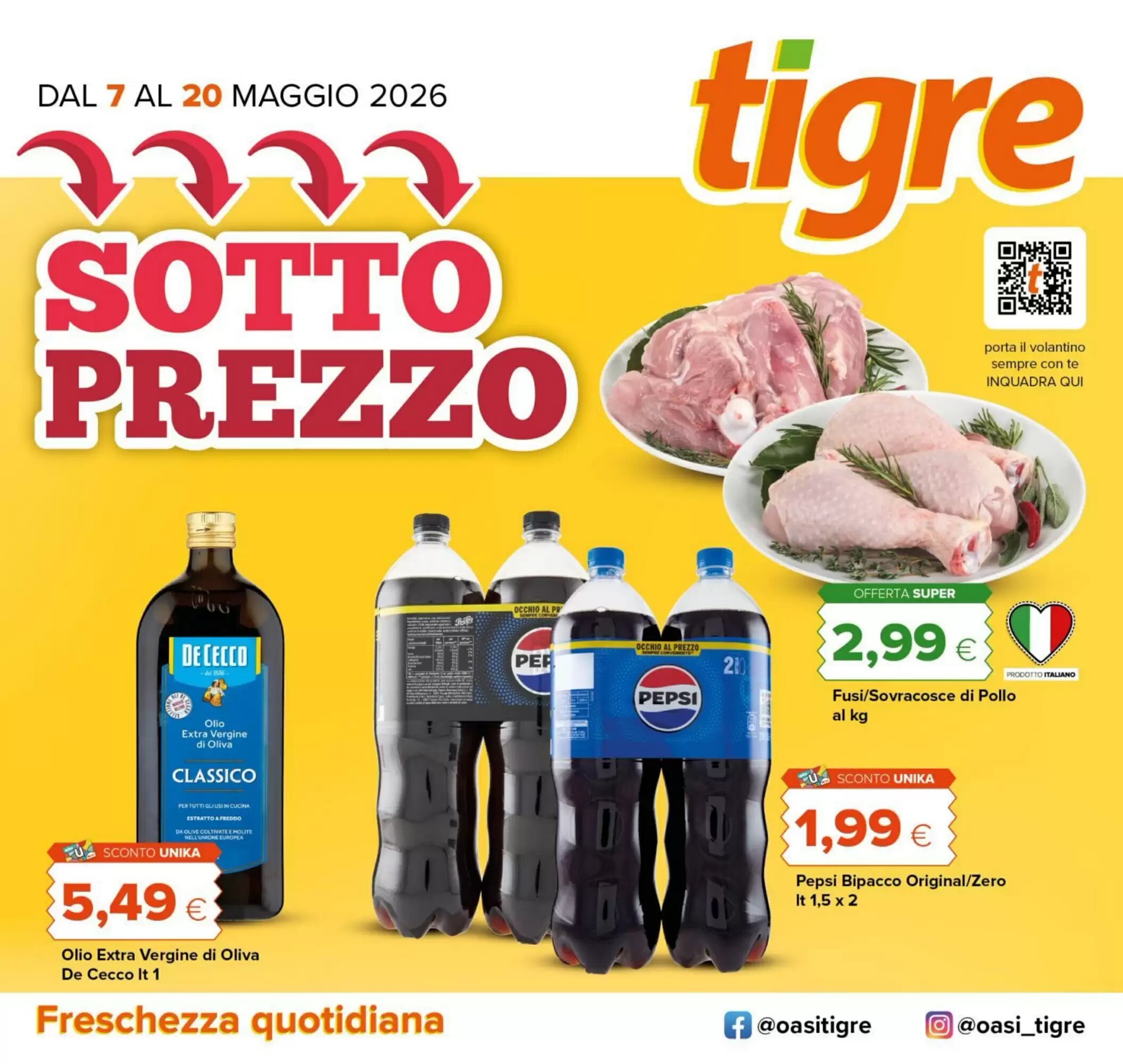 Volantino promozionale Tigre  valide dal 07/05/2026 - Pagina 1.