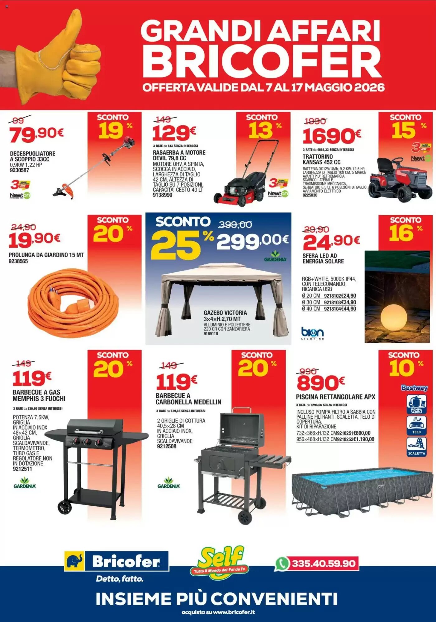 Volantino promozionale Bricofer  valide dal 07/05/2026 - Pagina 2.