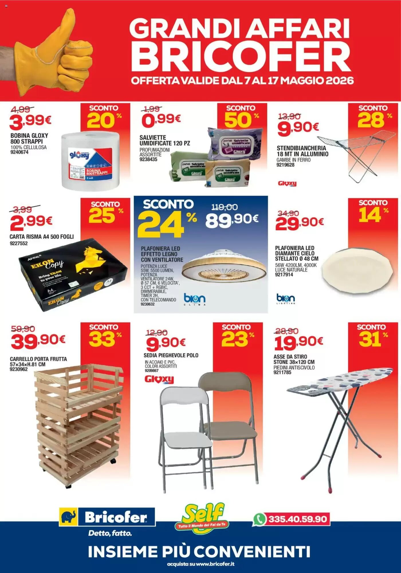 Volantino promozionale Bricofer  valide dal 07/05/2026 - Pagina 3.