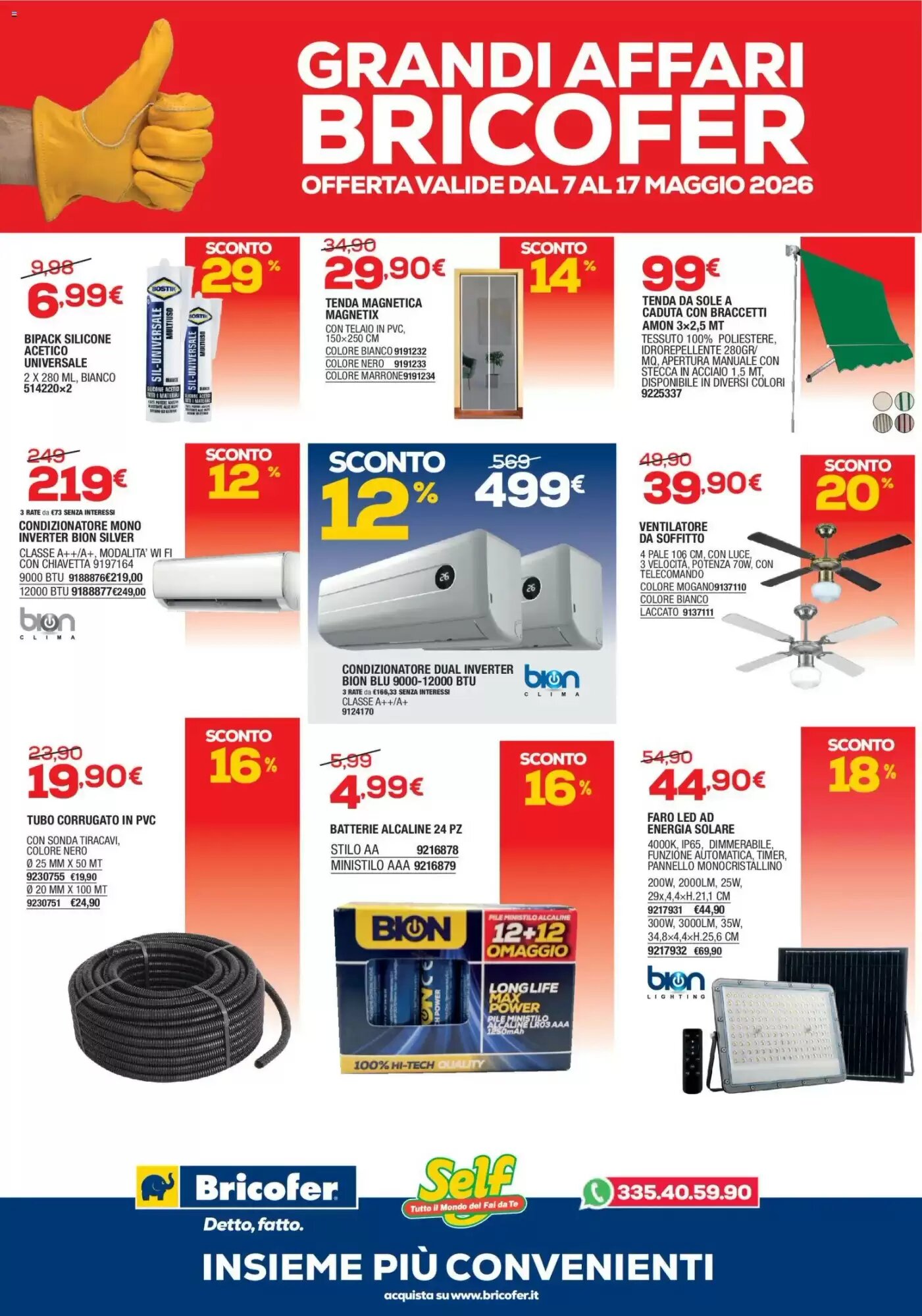 Volantino promozionale Bricofer  valide dal 07/05/2026 - Pagina 4.