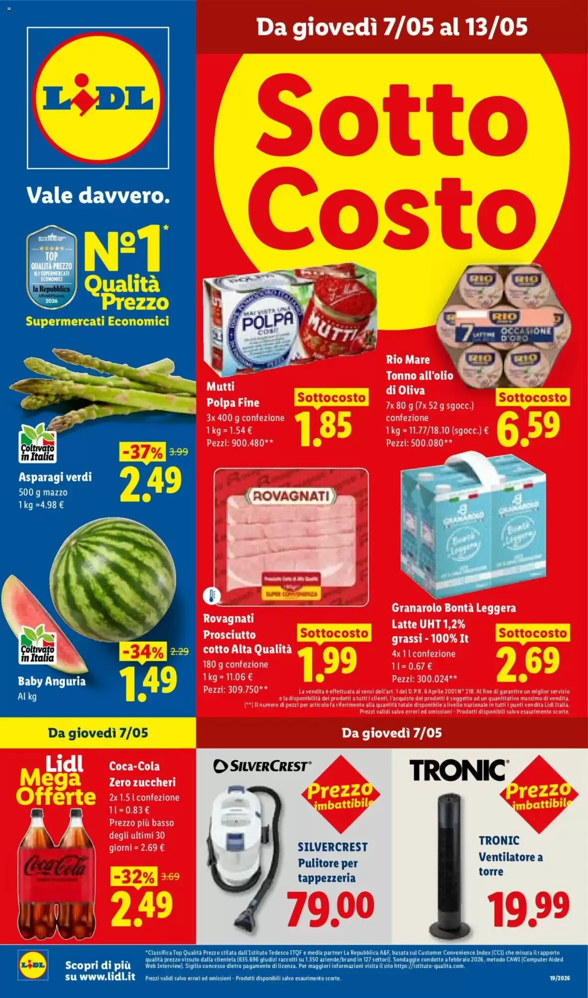 Volantino promozionale Lidl  valide dal 07/05/2026 - Pagina 1.
