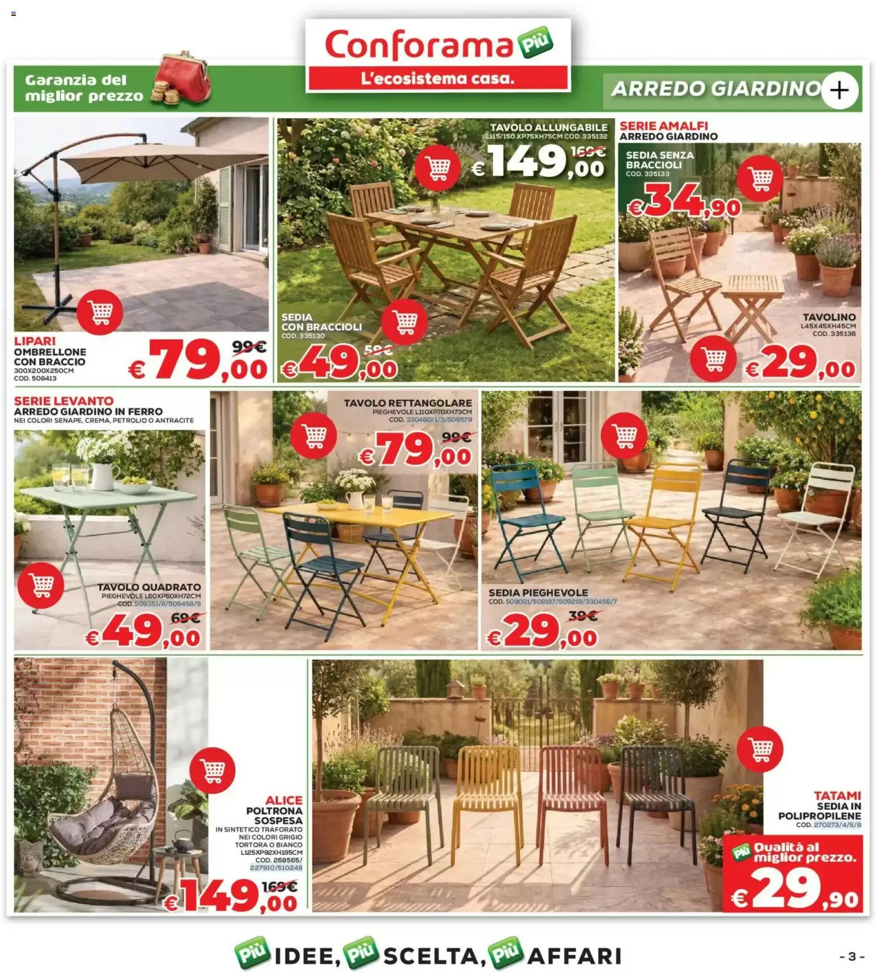 Volantino promozionale Conforama  valide dal 07/05/2026 - Pagina 3.