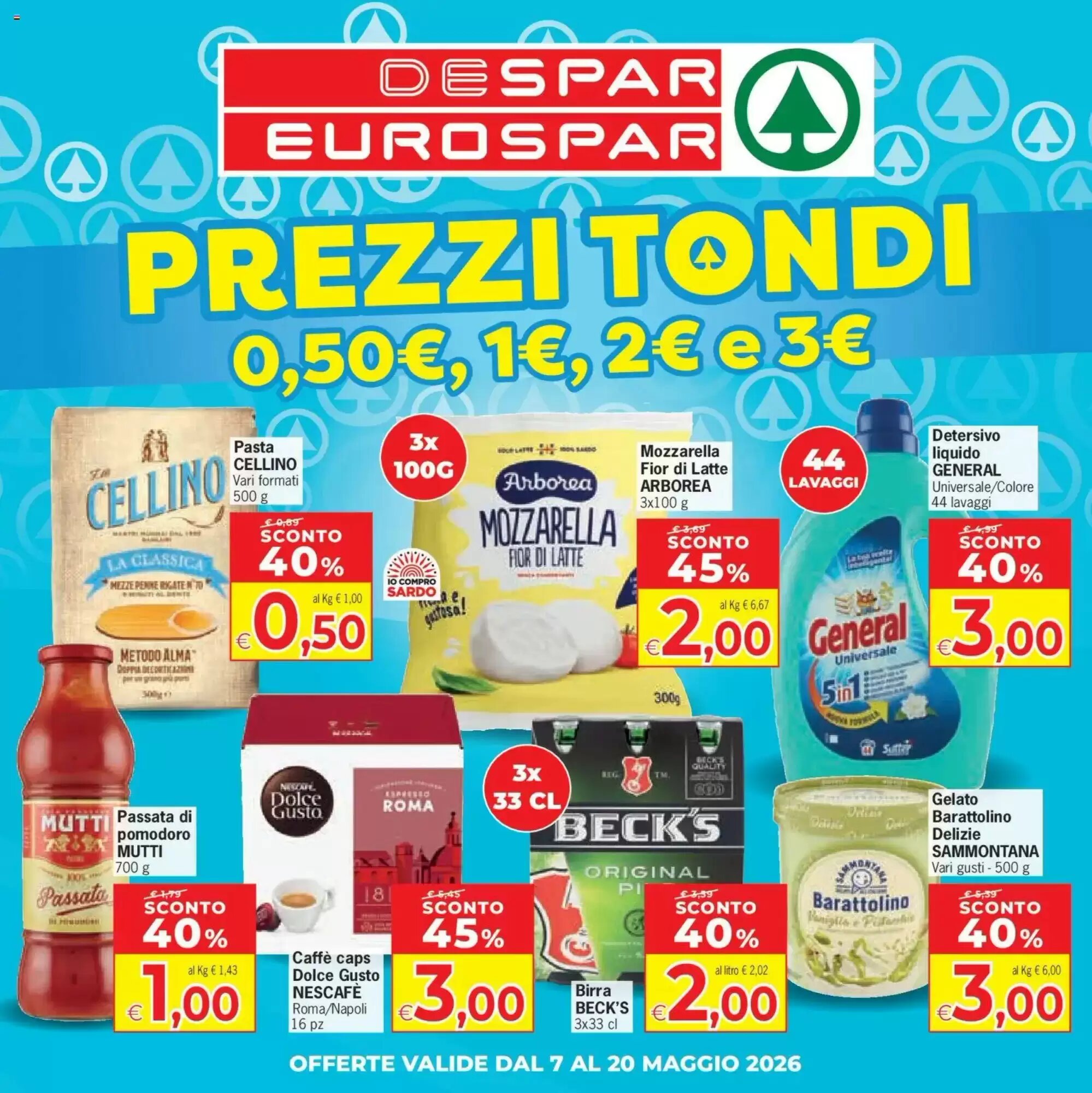 Volantino promozionale Eurospar  valide dal 07/05/2026 - Pagina 1.