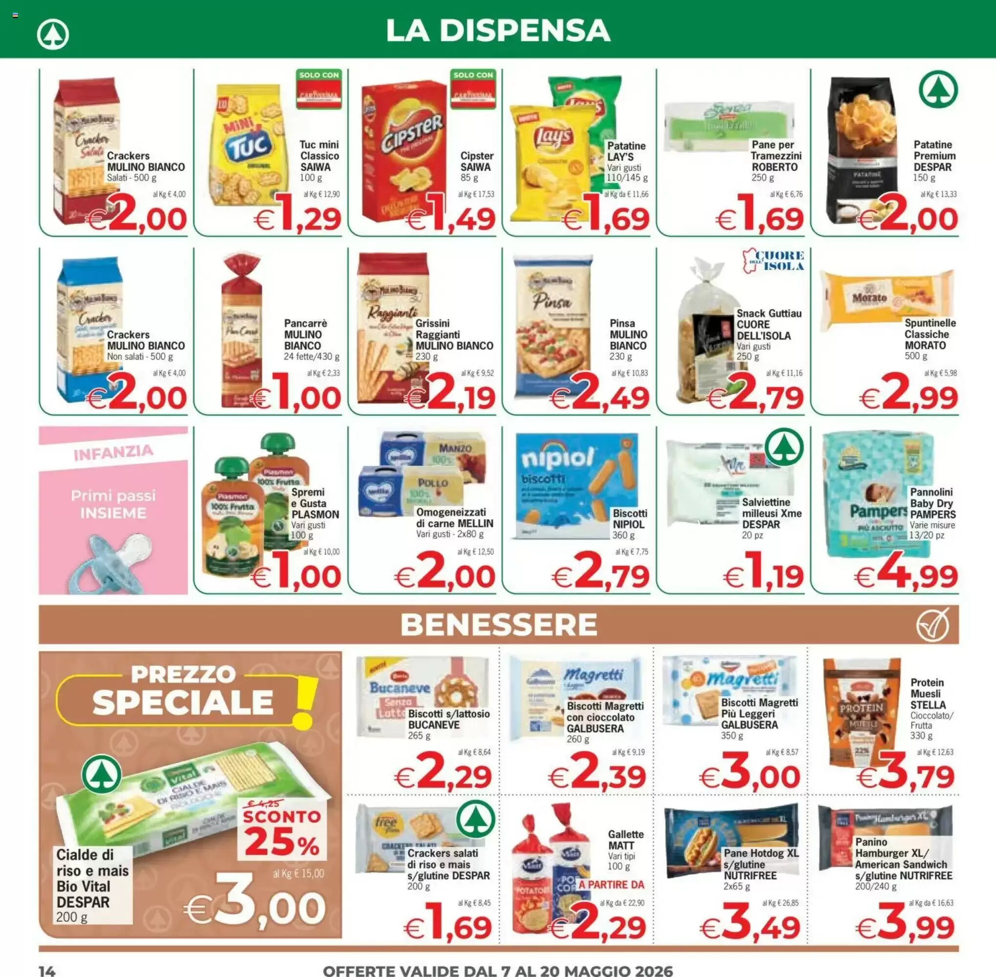 Volantino promozionale Eurospar  valide dal 07/05/2026 - Pagina 14.