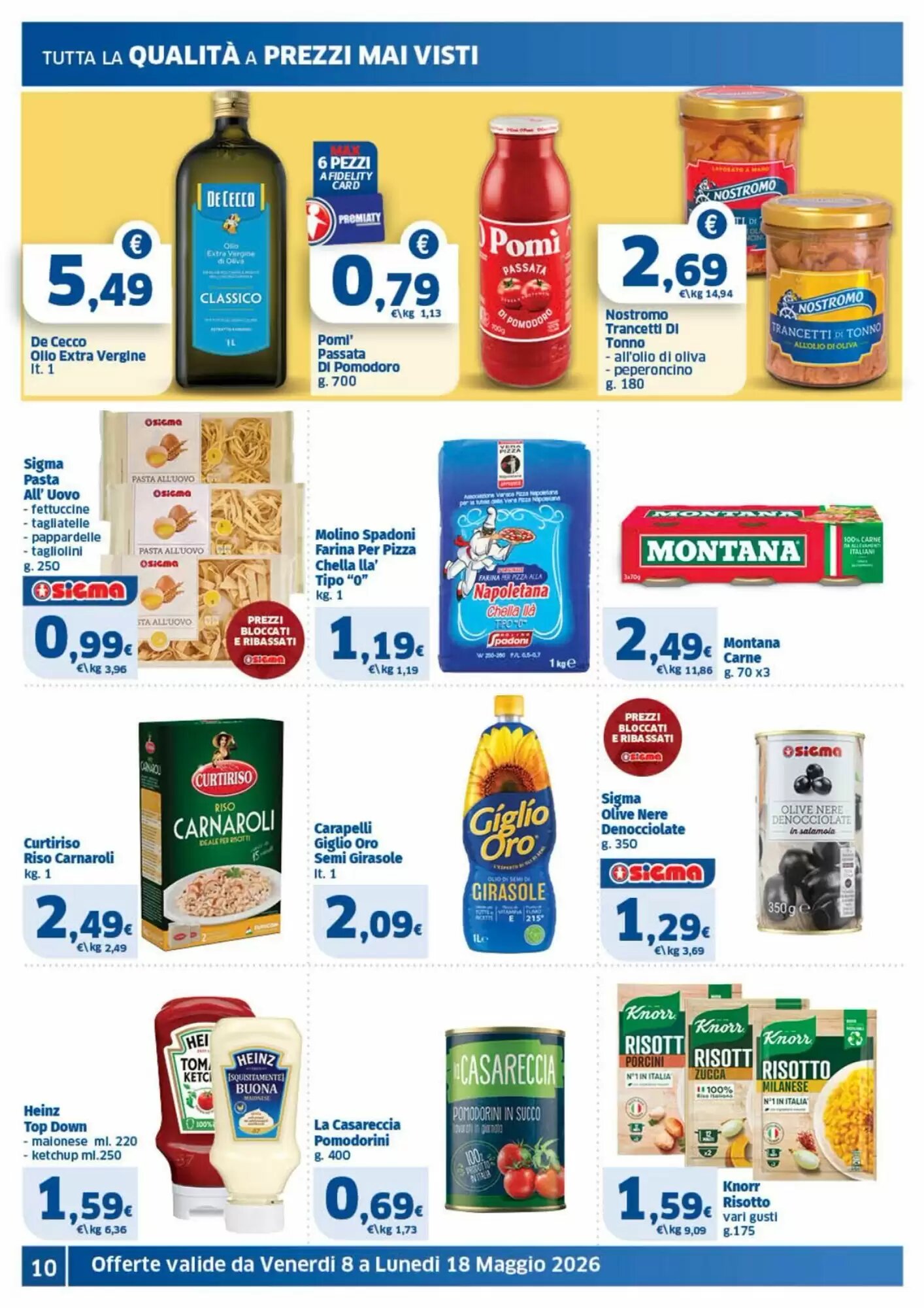 Volantino promozionale Ok Sigma  valide dal 08/05/2026 - Pagina 10.