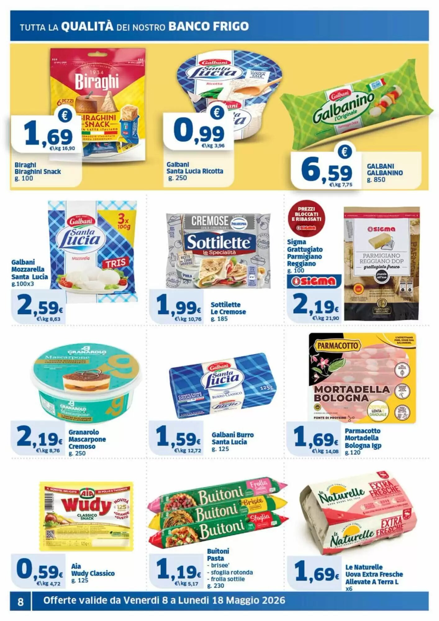 Volantino promozionale Ok Sigma  valide dal 08/05/2026 - Pagina 8.