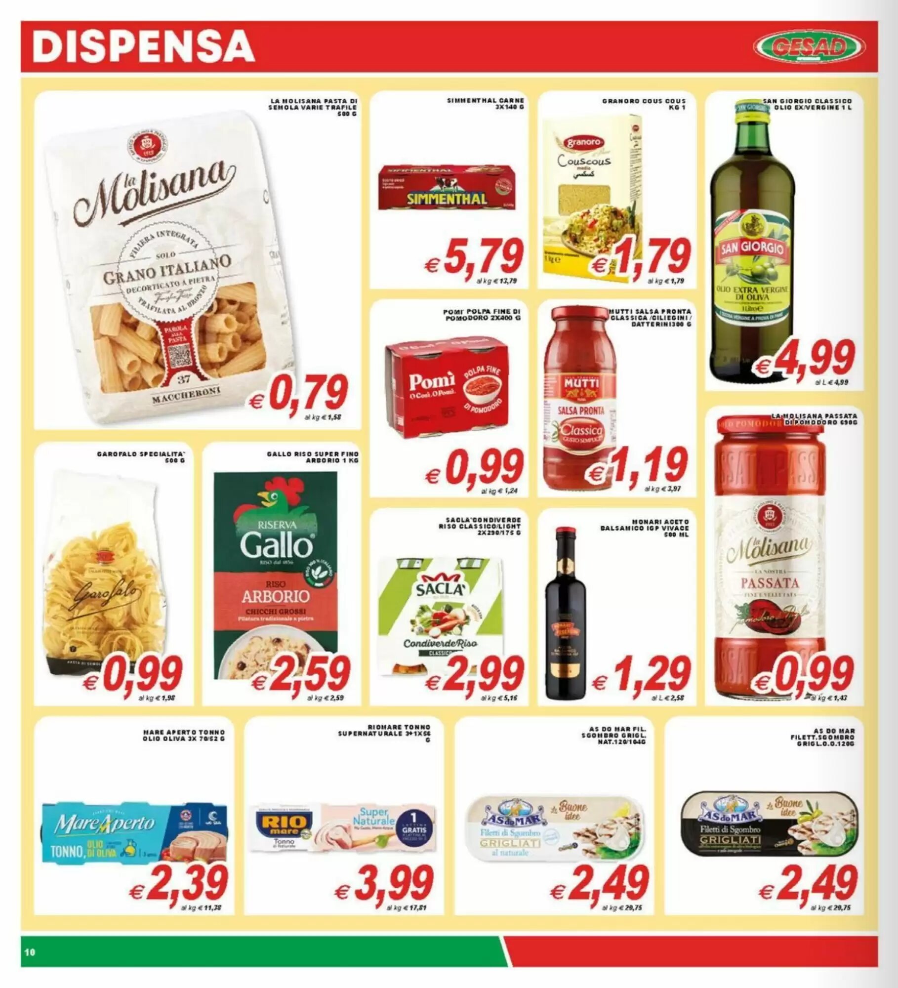Volantino promozionale Gesad Supermercati  valide dal 08/05/2026 - Pagina 10.