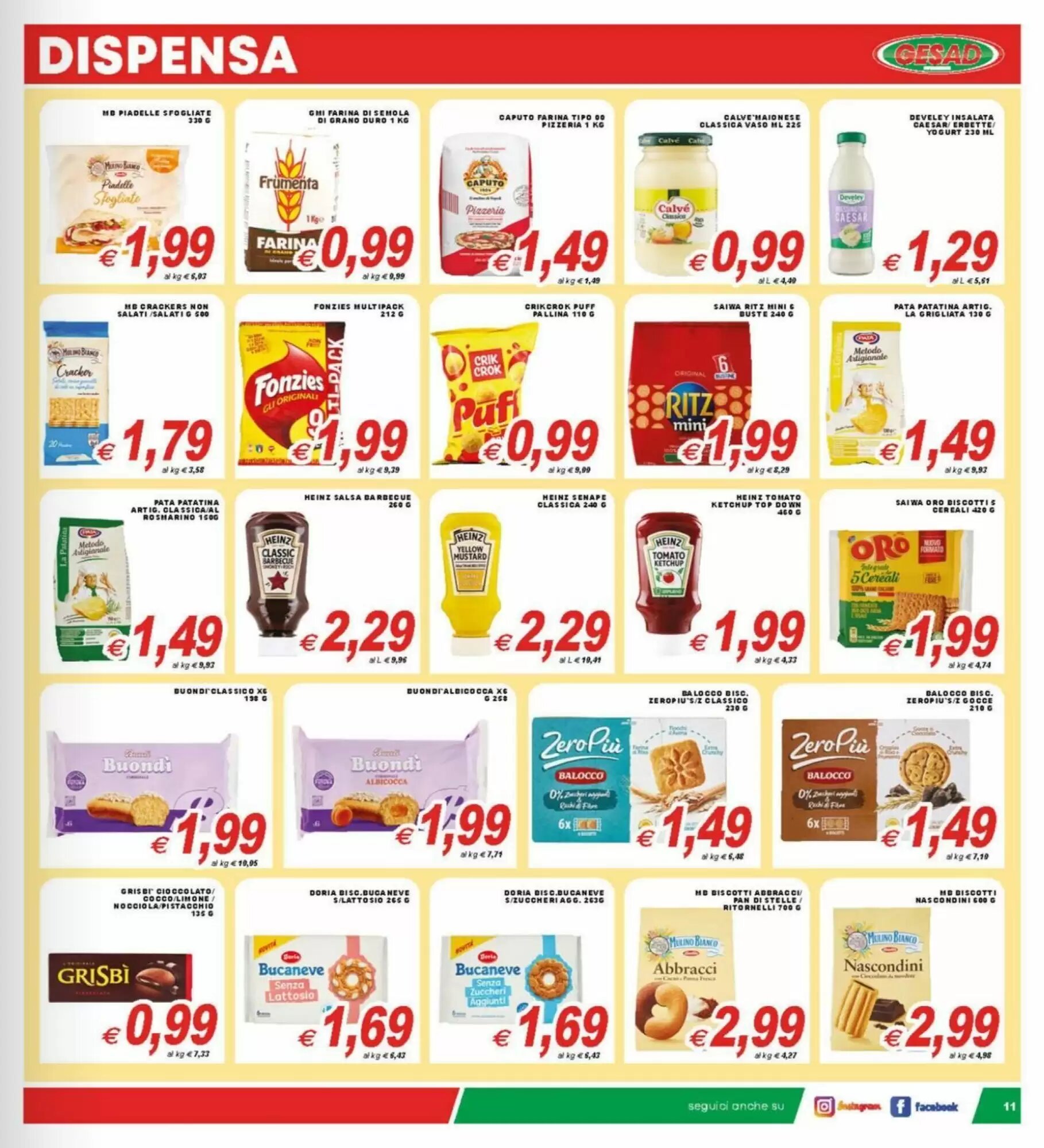 Volantino promozionale Gesad Supermercati  valide dal 08/05/2026 - Pagina 11.
