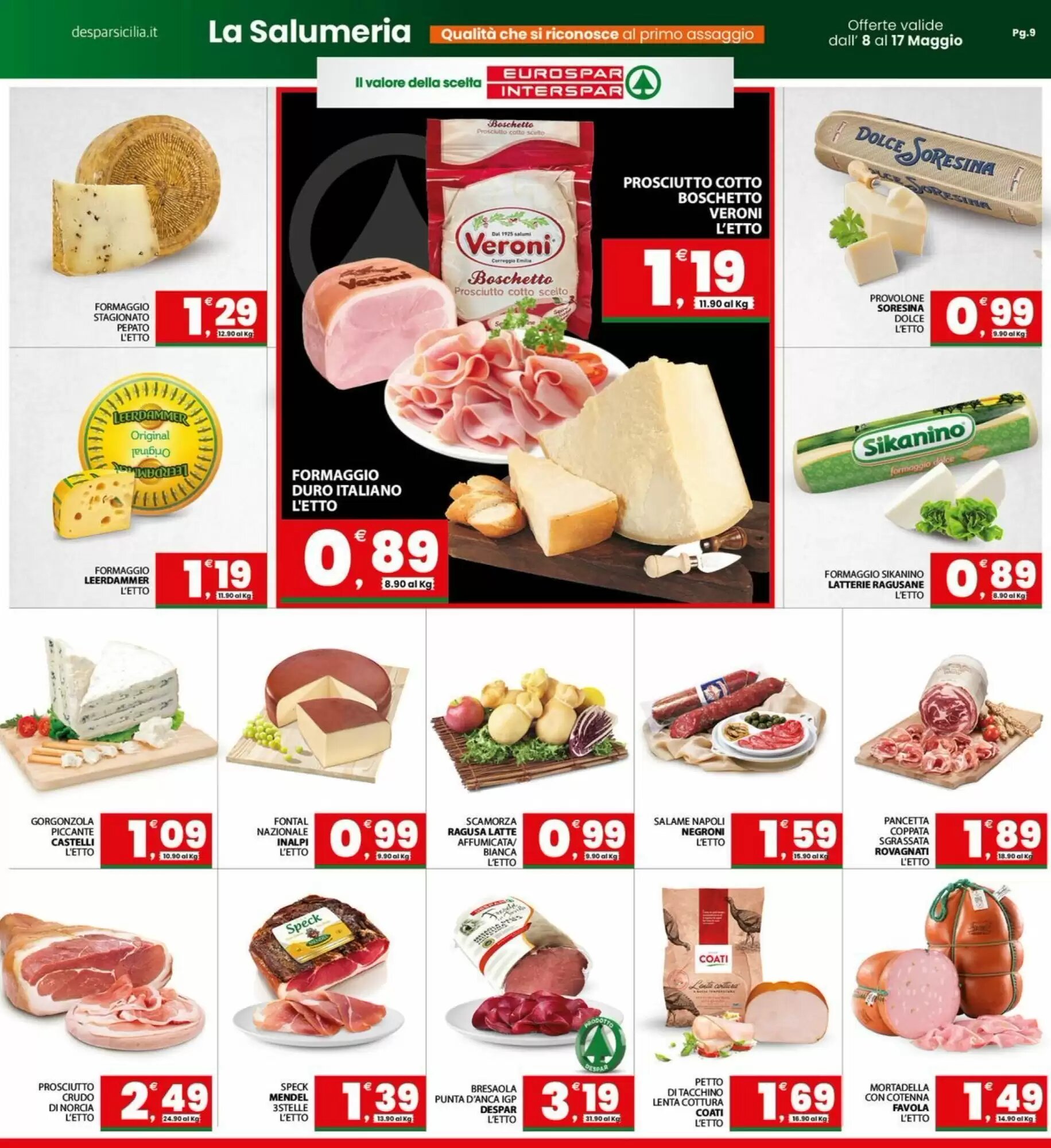 Volantino promozionale Eurospar  valide dal 08/05/2026 - Pagina 9.